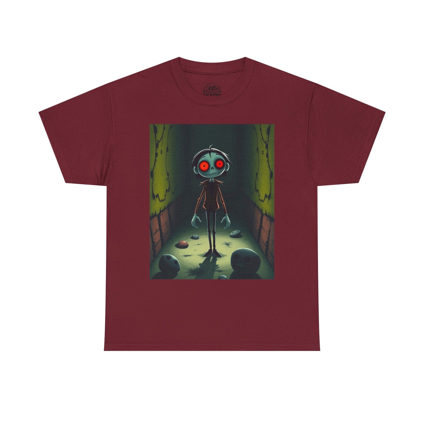 HELL Unisex Heavy Cotton Tee - Streetwear Alt Y2k T-shirt 100% Cotton - Trixies