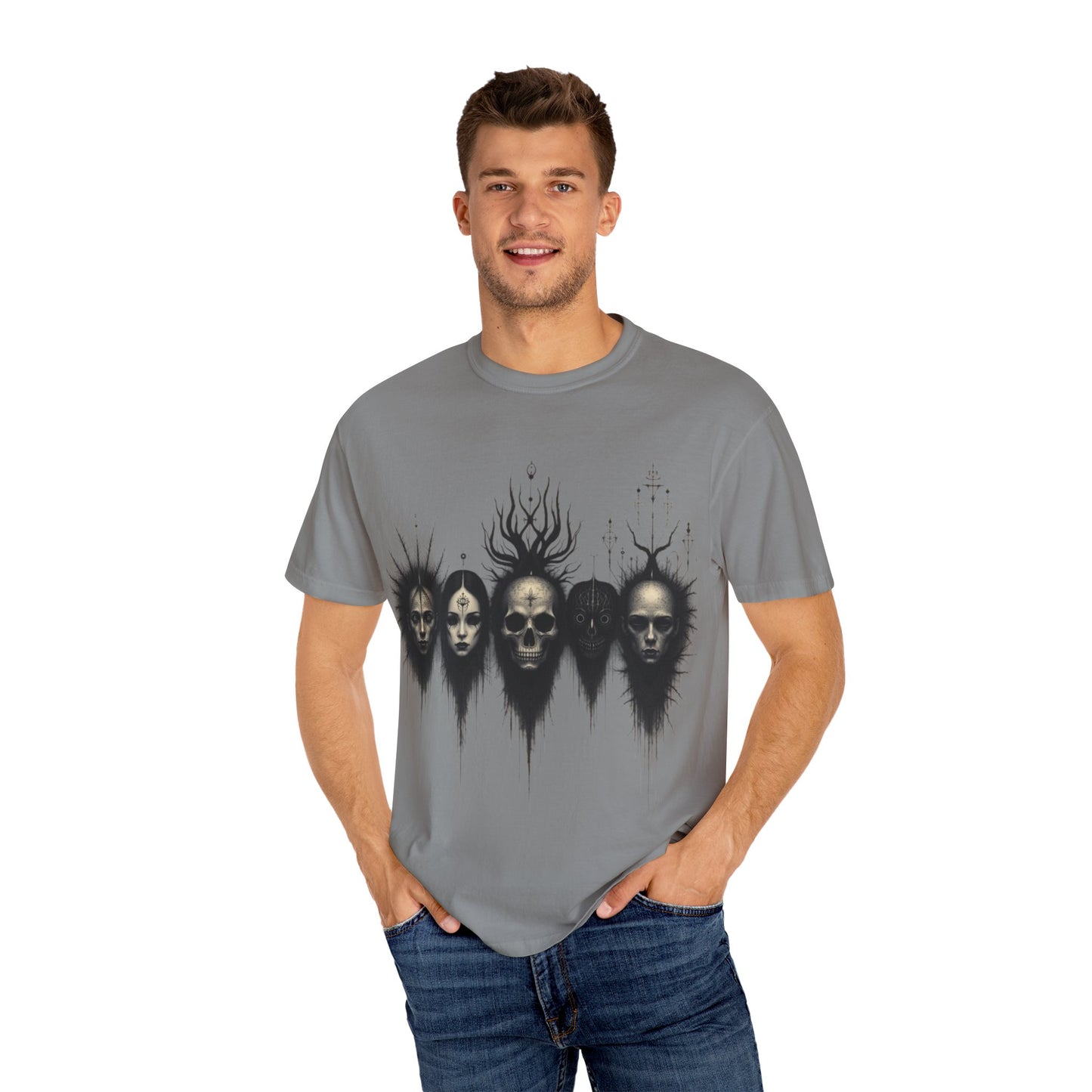 "Death Waits" T-shirt Goth Alt-Emo 100% Cotton - Imperatrixies