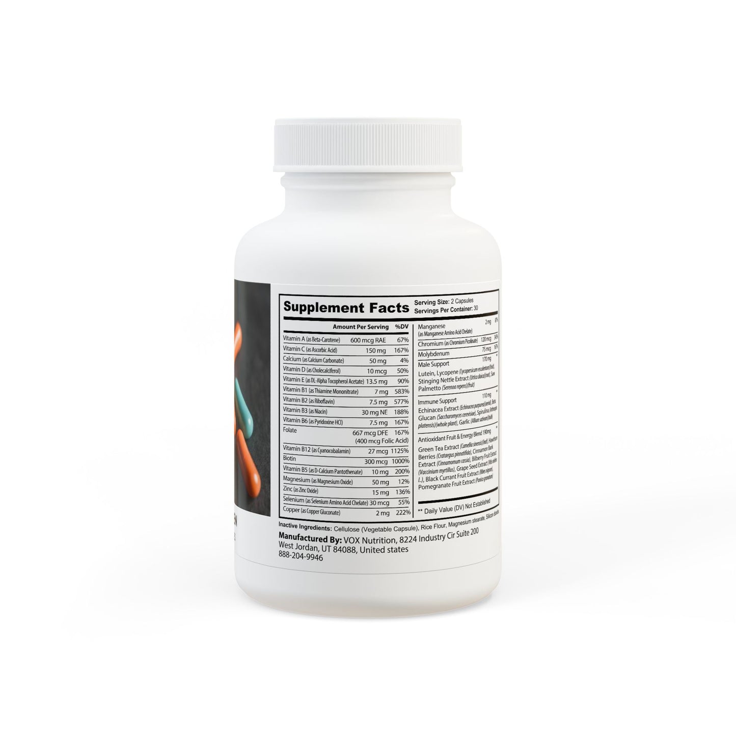 Multivitamin for Men Supplement (60 Capsules) - imperatrixies