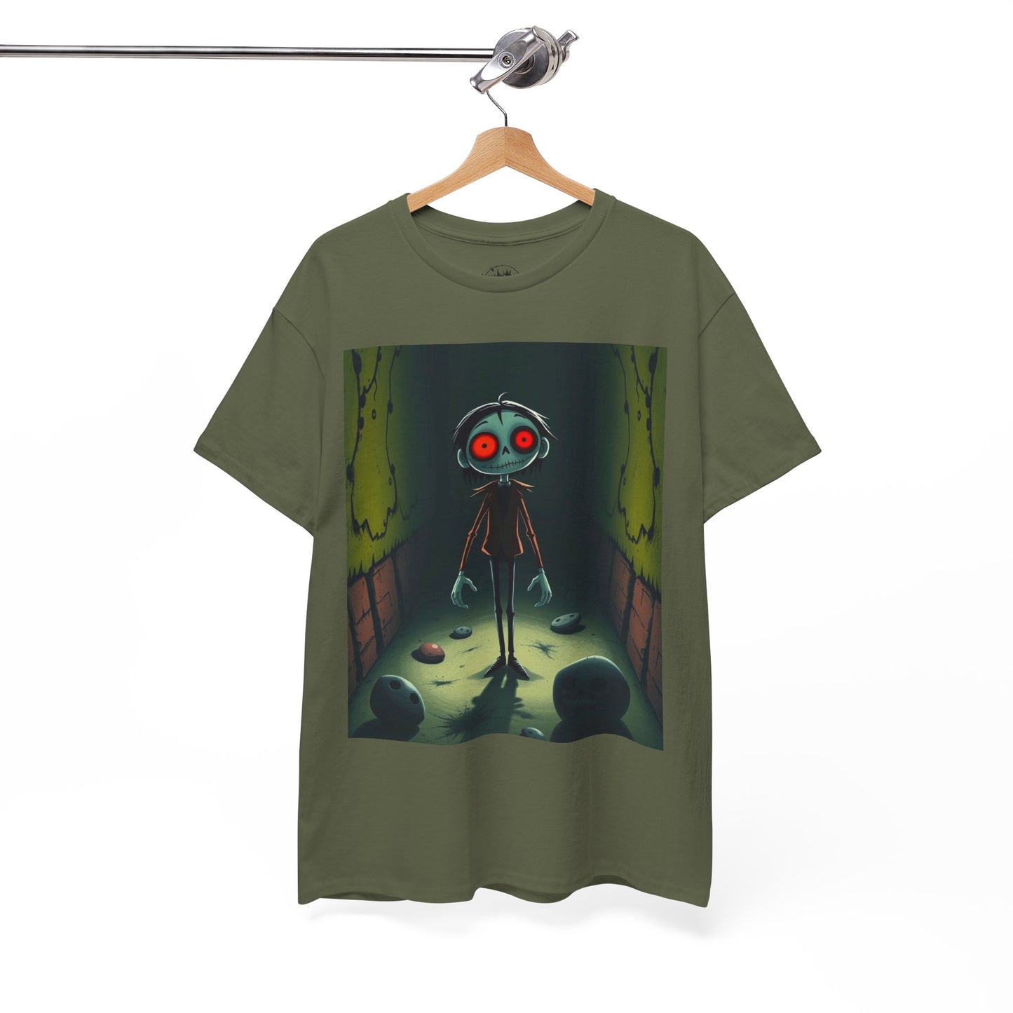 HELL Unisex Heavy Cotton Tee - Streetwear Alt Y2k T-shirt 100% Cotton - Trixies