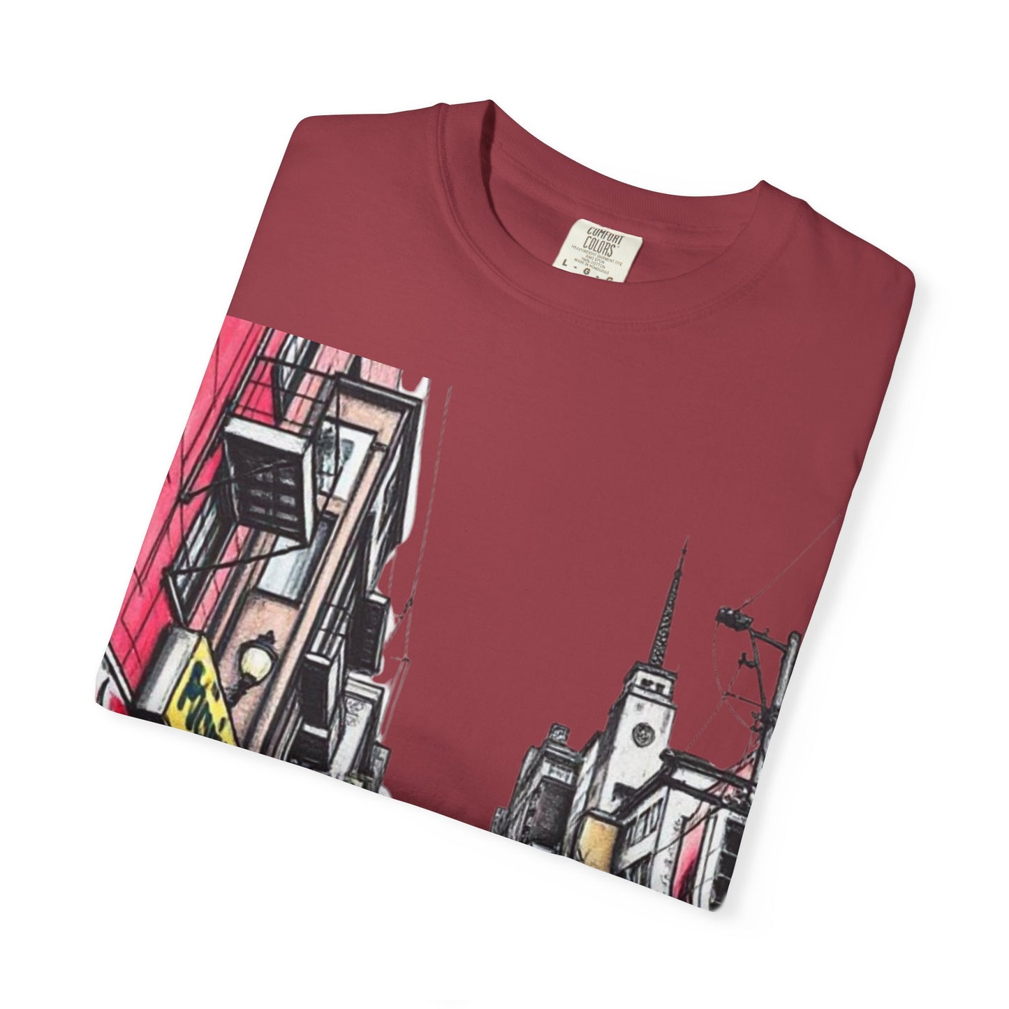 Urban Street Art Unisex Garment-Dyed T-Shirt - Perfect for Art Lovers & Casual Wear
