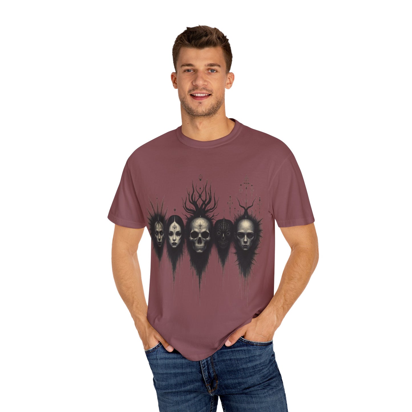 "Death Waits" T-shirt Goth Alt-Emo 100% Cotton - Imperatrixies