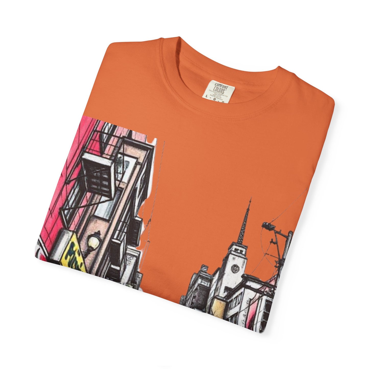 Urban Street Art Unisex Garment-Dyed T-Shirt - Perfect for Art Lovers & Casual Wear