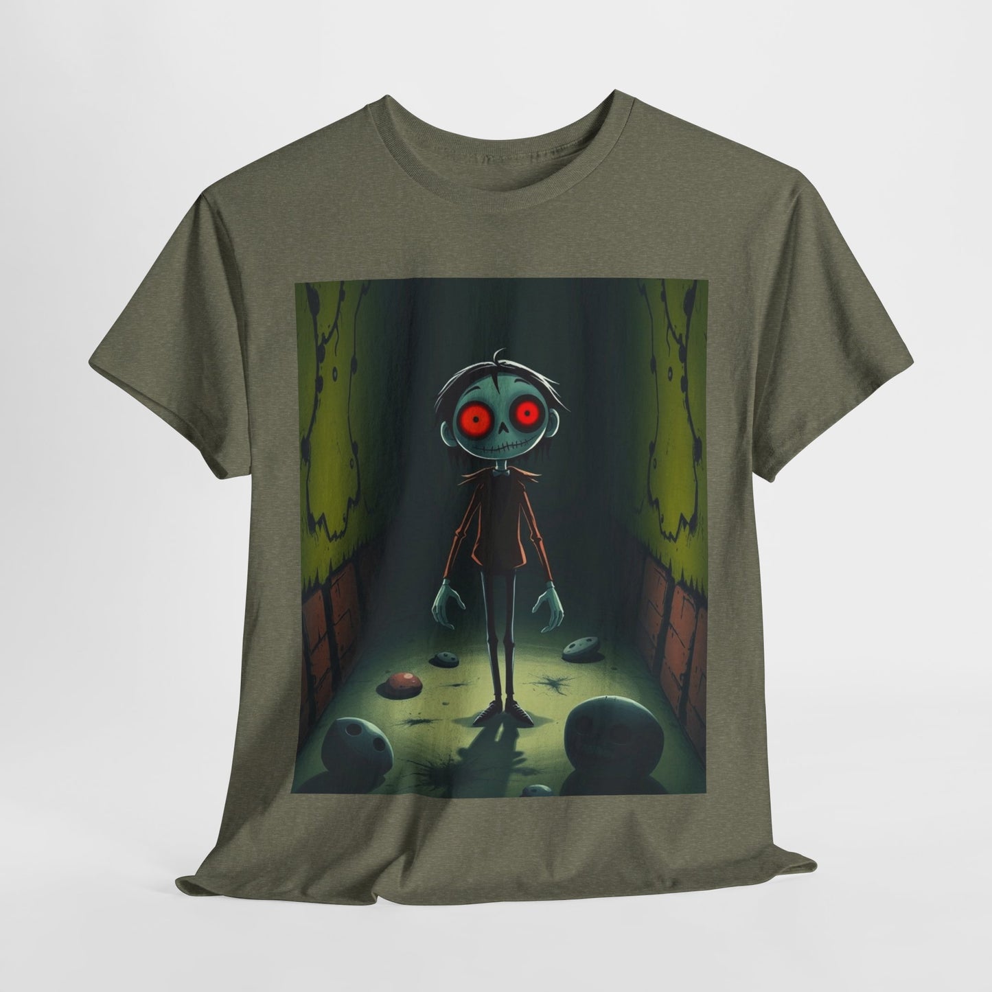 HELL Unisex Heavy Cotton Tee - Streetwear Alt Y2k T-shirt 100% Cotton - Trixies