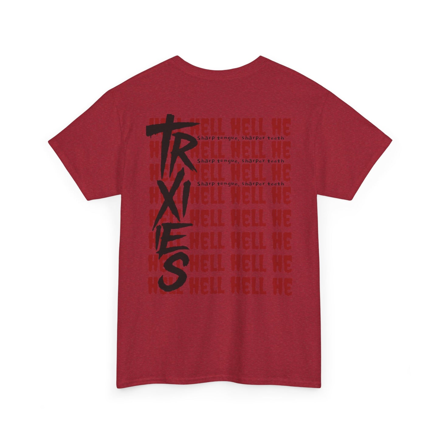 HELL Unisex Heavy Cotton Tee - Streetwear Alt Y2k T-shirt 100% Cotton - Trixies