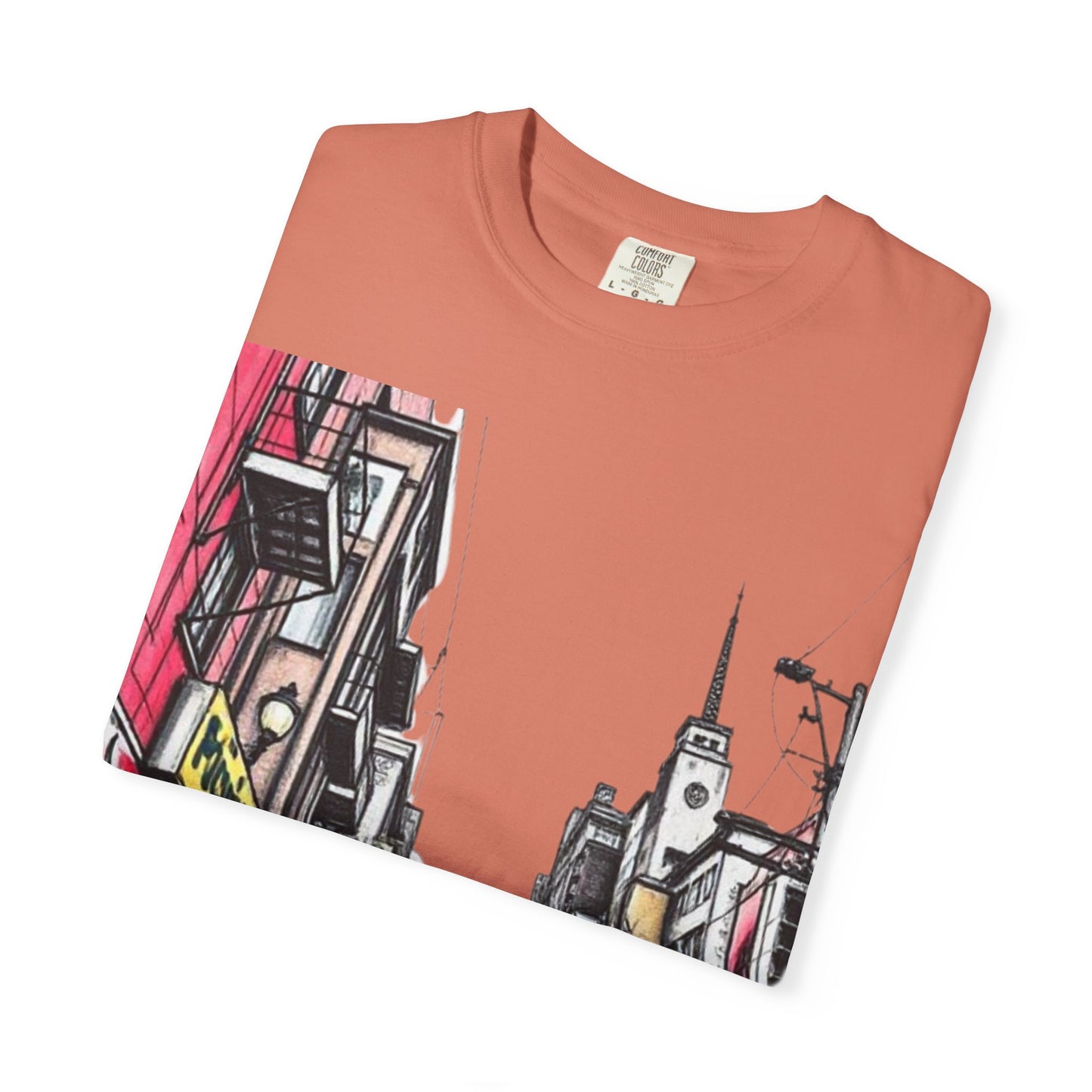 Urban Street Art Unisex Garment-Dyed T-Shirt - Perfect for Art Lovers & Casual Wear