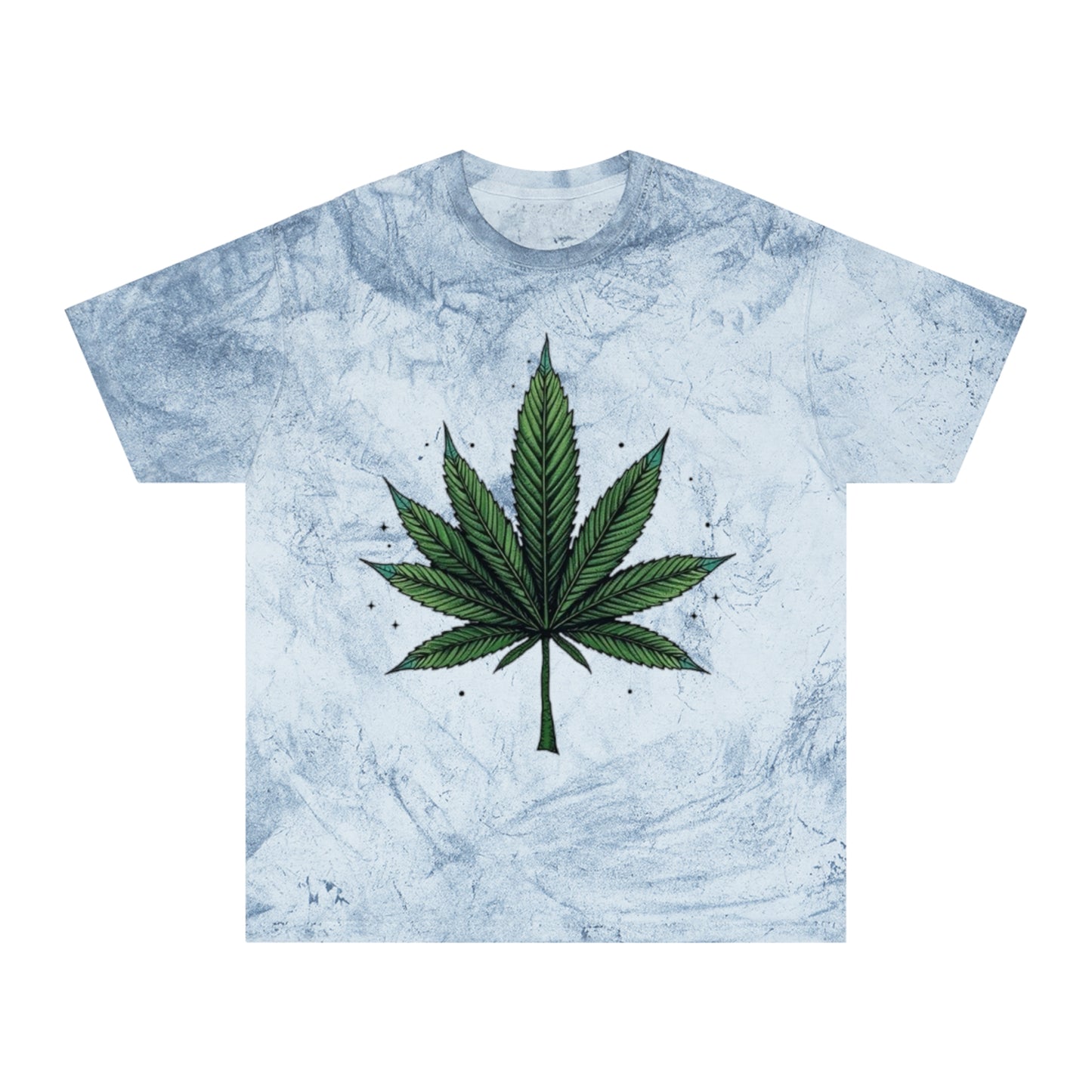Color Blast Weed Marijuana T-Shirt Get High - 100% Cotton - Trixies