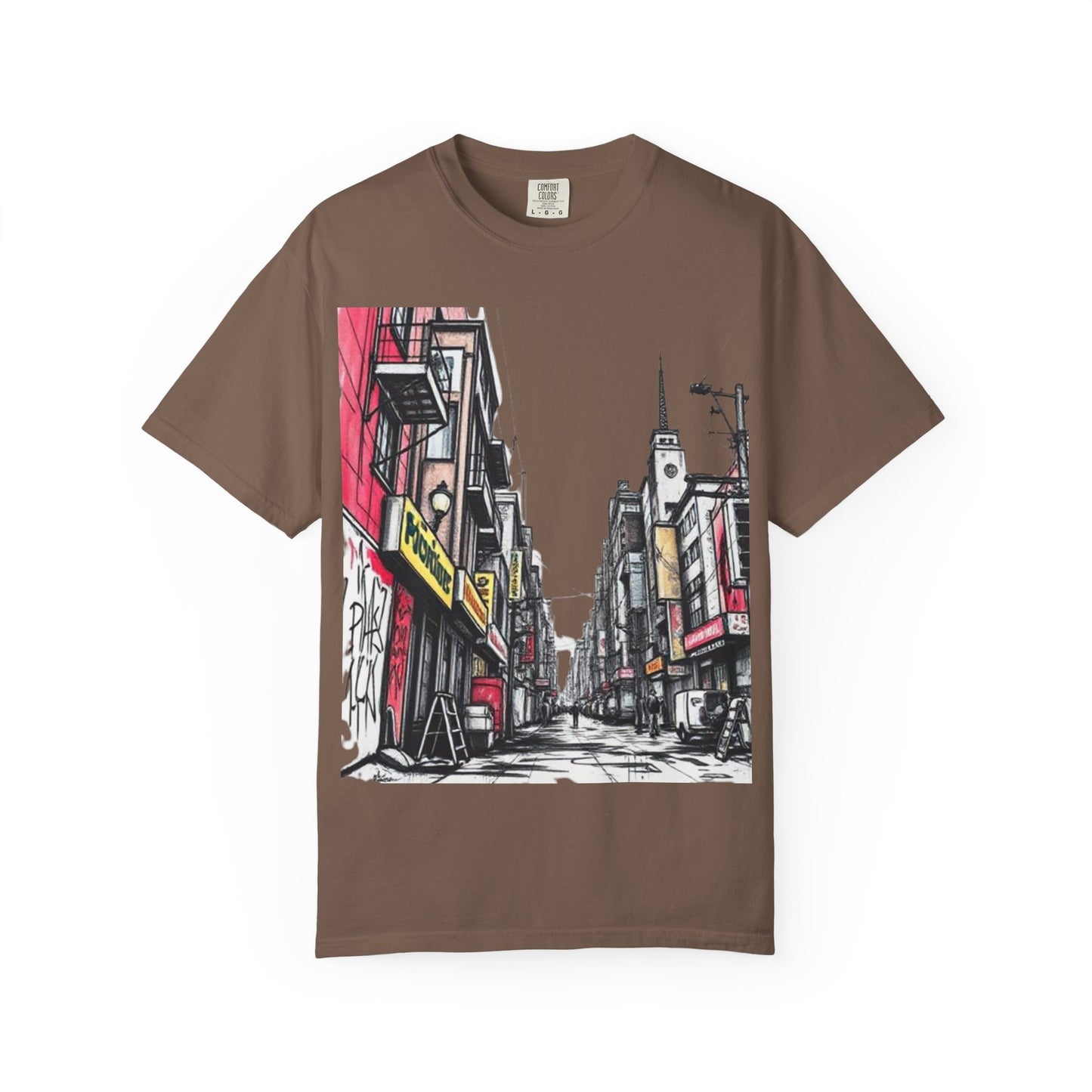 Urban Street Art Unisex Garment-Dyed T-Shirt - Perfect for Art Lovers & Casual Wear