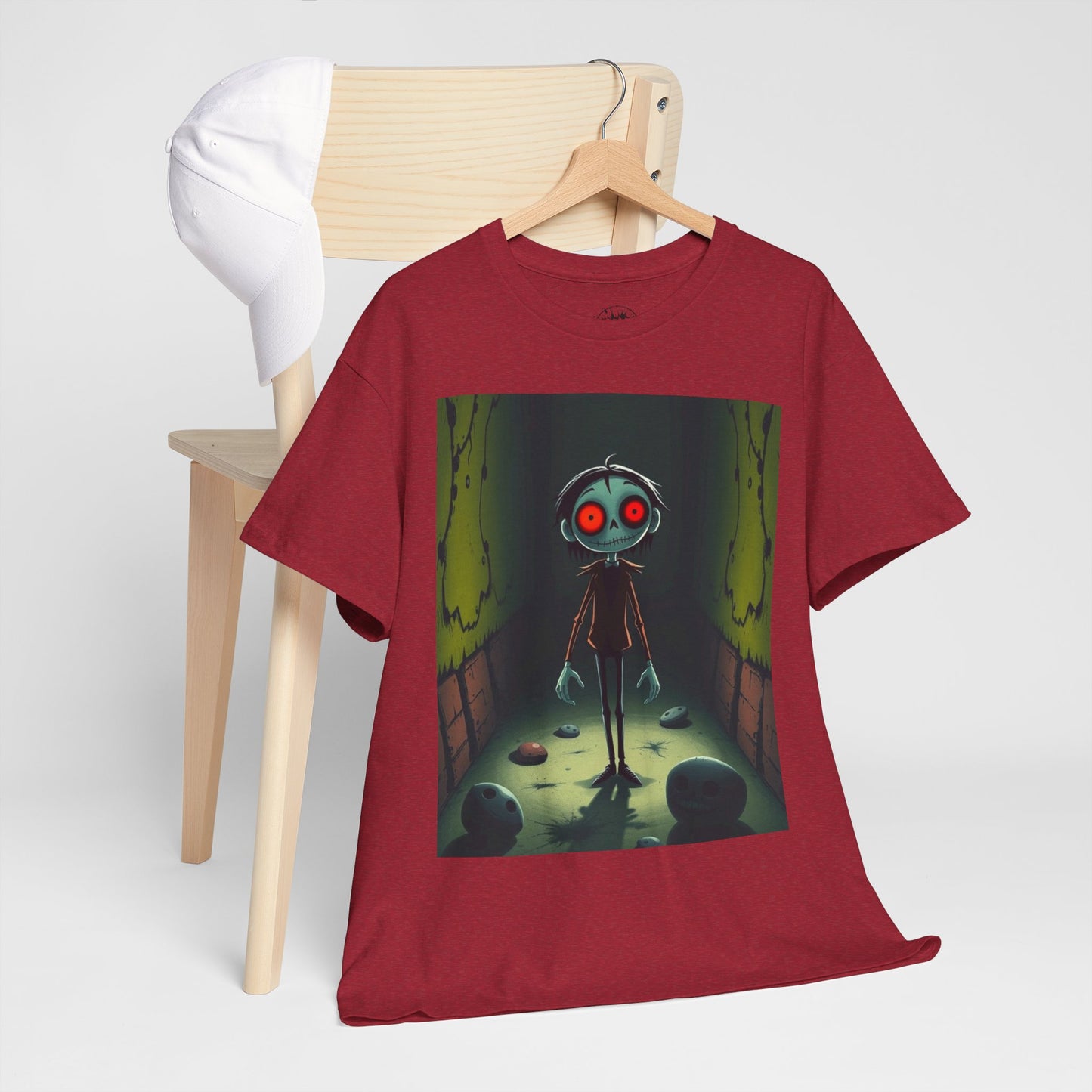 HELL Unisex Heavy Cotton Tee - Streetwear Alt Y2k T-shirt 100% Cotton - Trixies