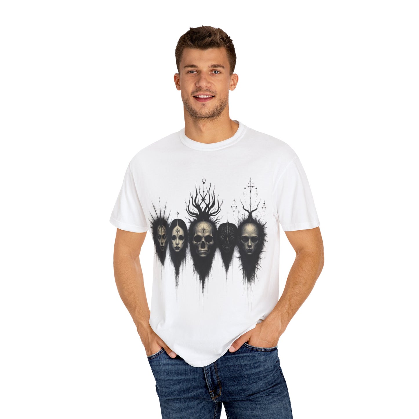 "Death Waits" T-shirt Goth Alt-Emo 100% Cotton - Imperatrixies