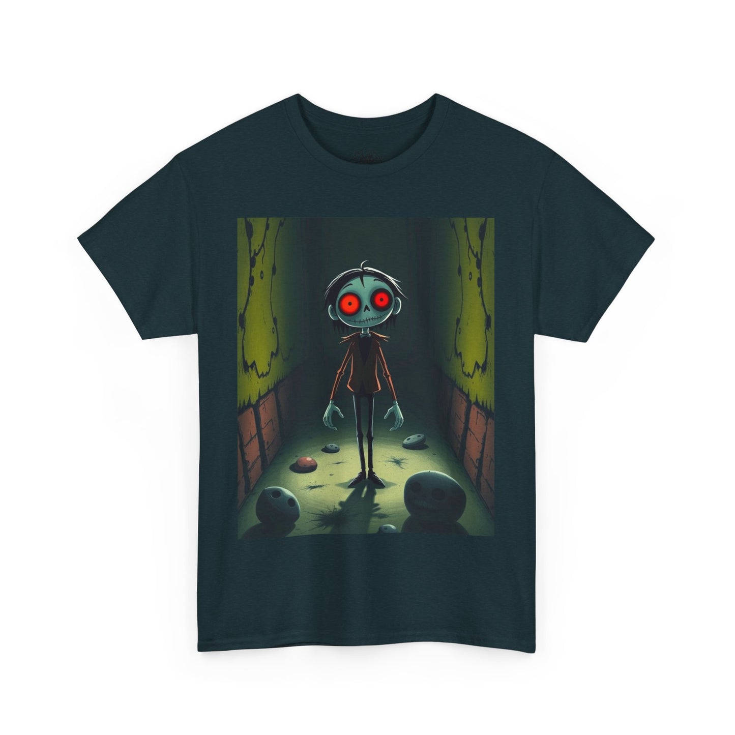 HELL Unisex Heavy Cotton Tee - Streetwear Alt Y2k T-shirt 100% Cotton - Trixies