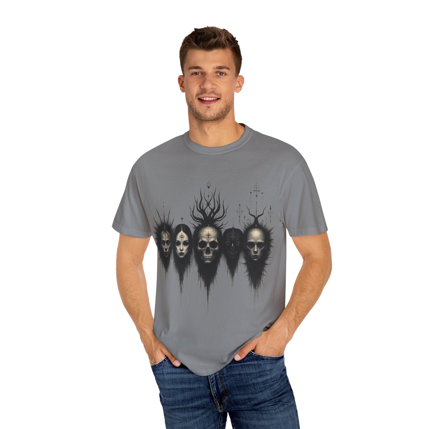"Death Waits" T-shirt Goth Alt-Emo 100% Cotton - Imperatrixies