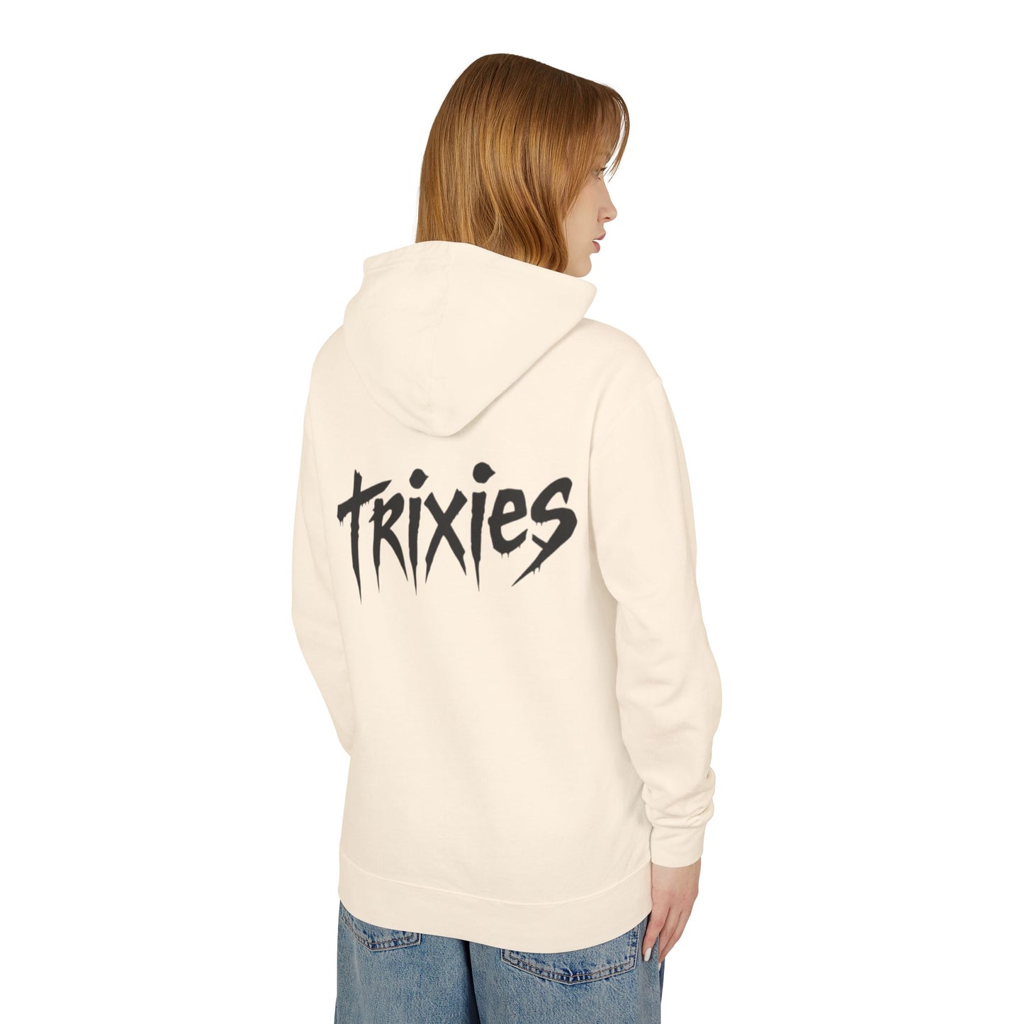 Urban Art Unisex Lightweight Hooded Sweatshirt - 'Trixies'