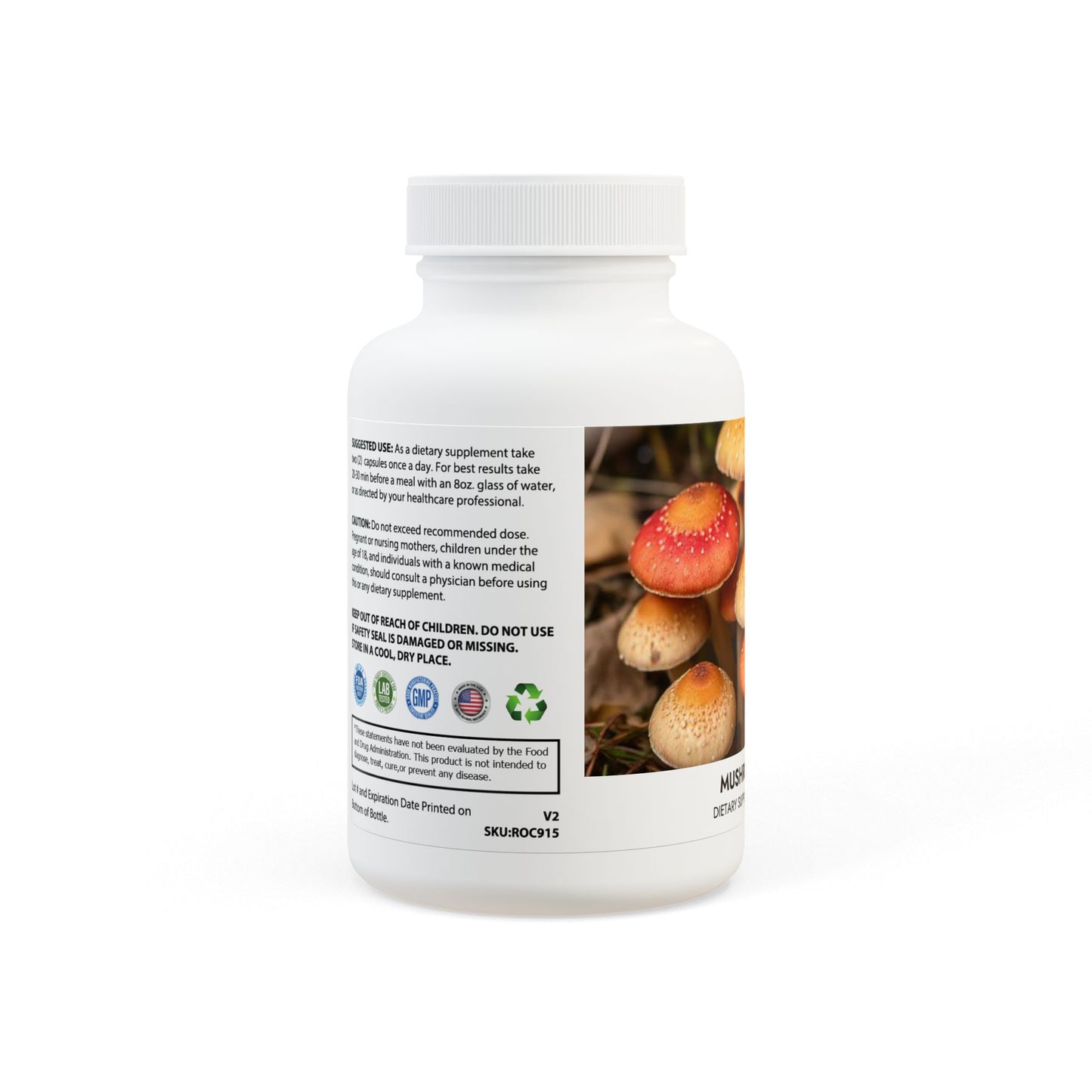 Mushroom Blend Supplement (60 Capsules)
