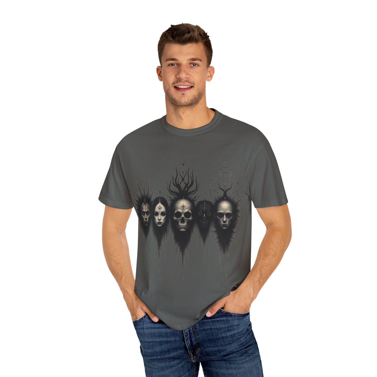 "Death Waits" T-shirt Goth Alt-Emo 100% Cotton - Imperatrixies