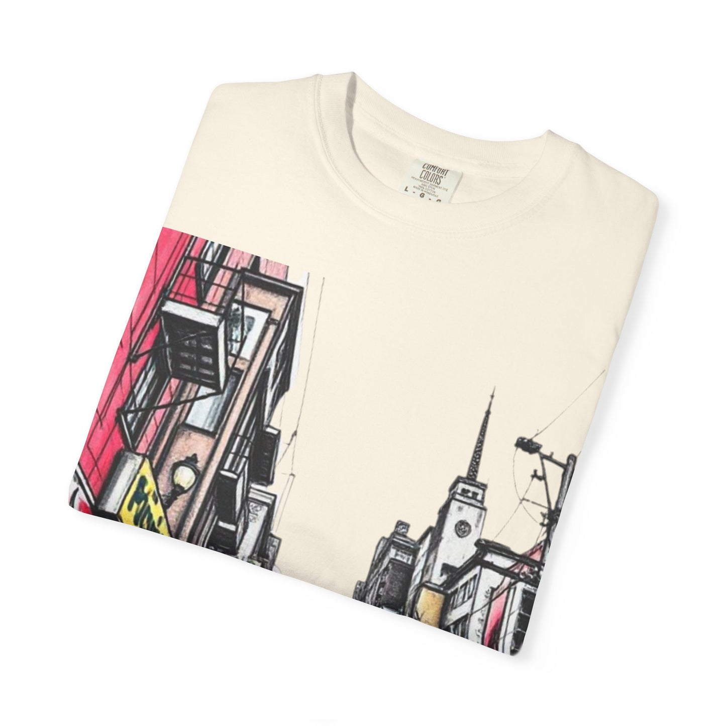 Urban Street Art Unisex Garment-Dyed T-Shirt - Perfect for Art Lovers & Casual Wear