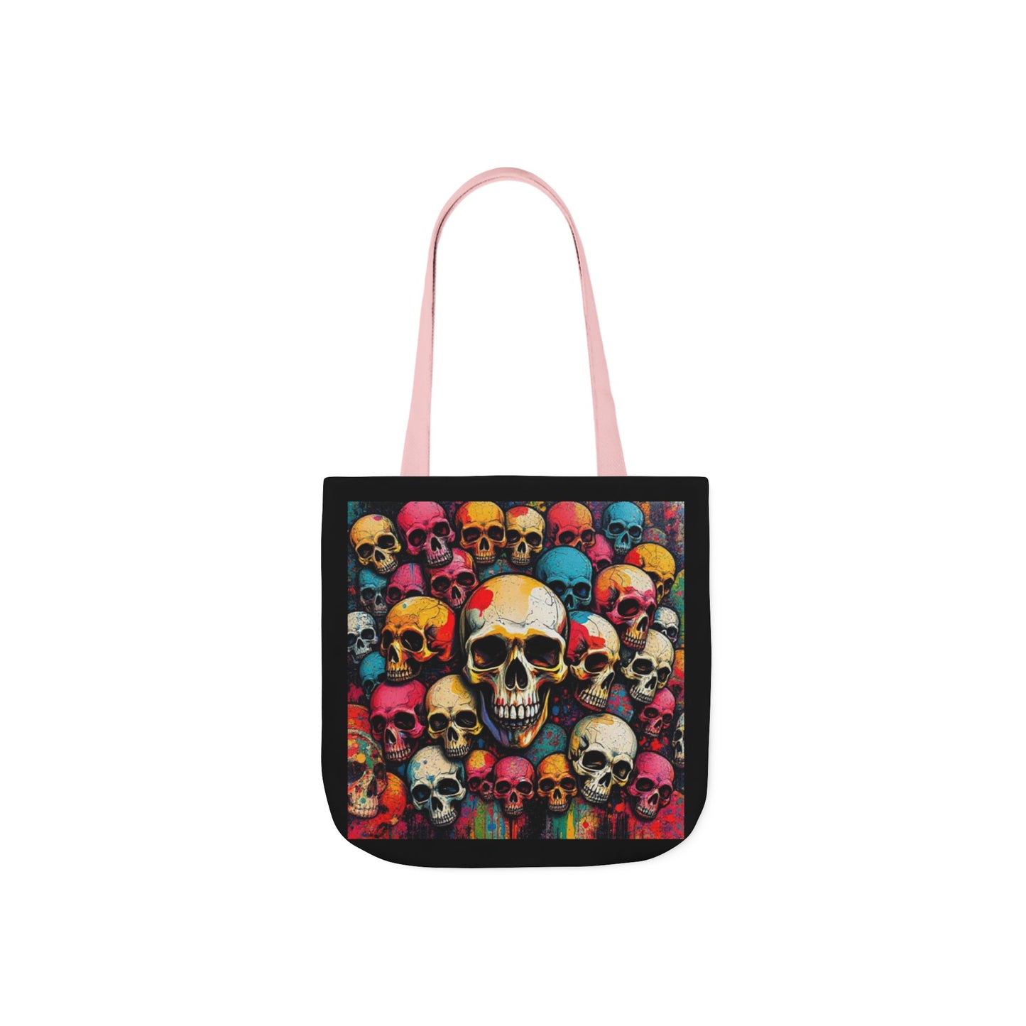 Skull Canvas Tote Bag - 100% Cotton - imperatrixies