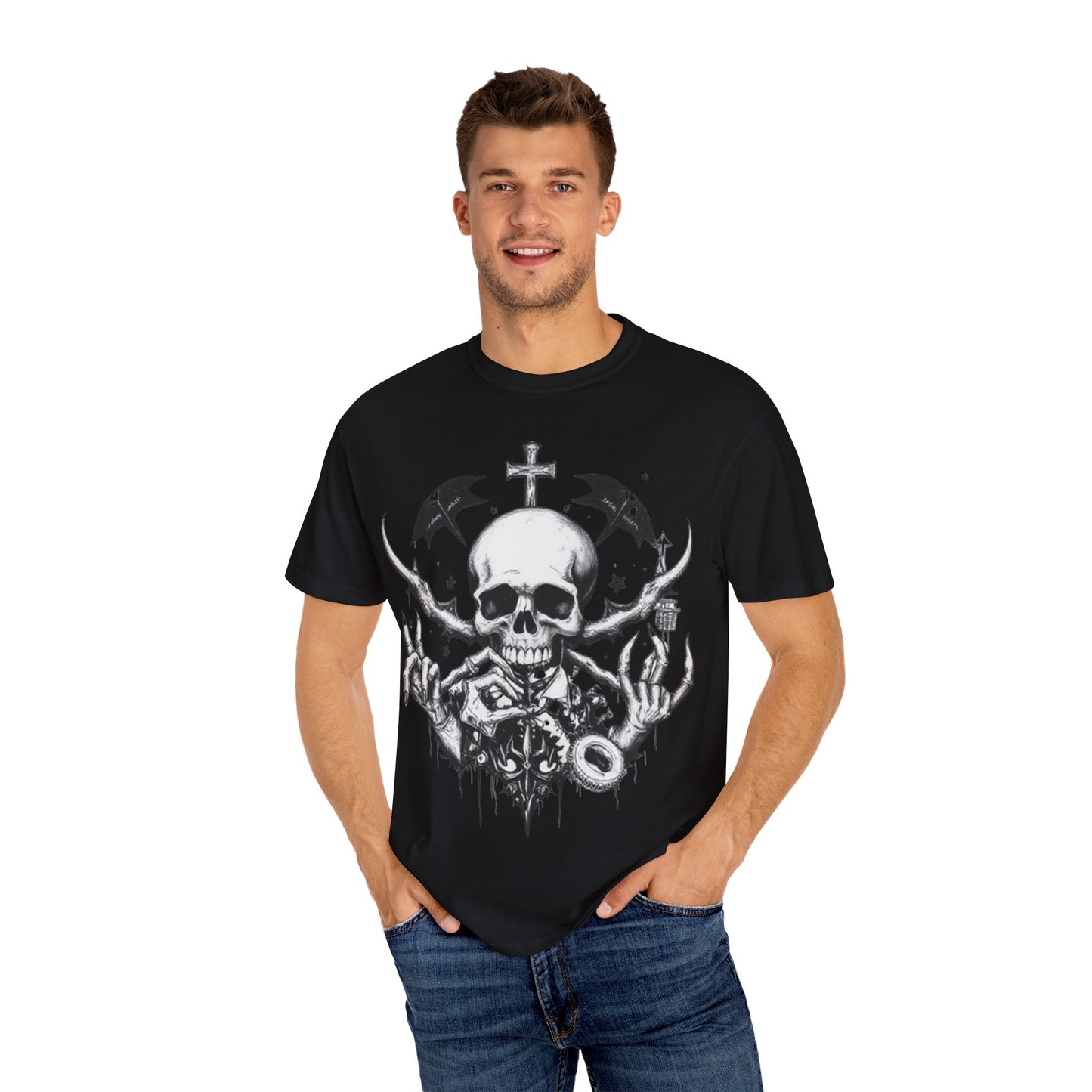 Alt Goth Skull Graphic Unisex T-Shirt - imperatrixies
