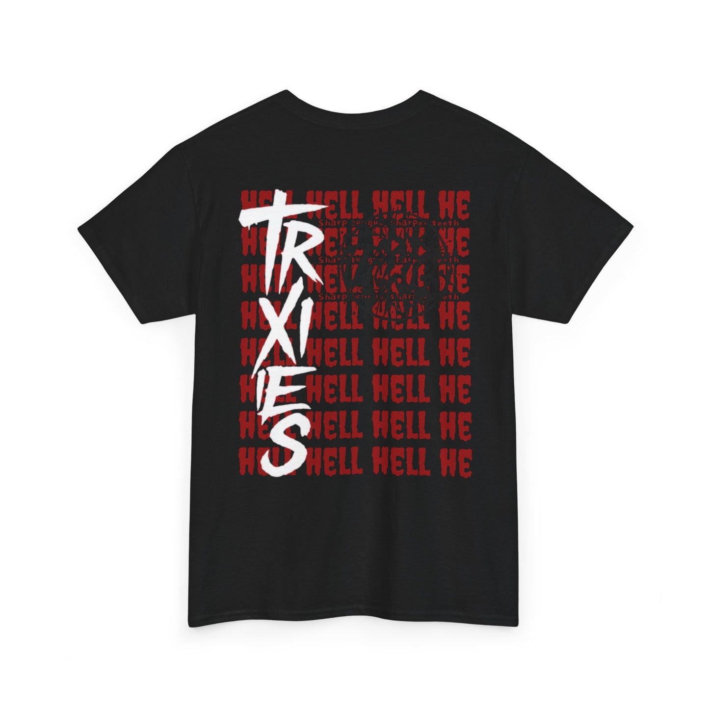 HELL Unisex Heavy Cotton Tee - Streetwear Alt Y2k T-shirt 100% Cotton - Trixies