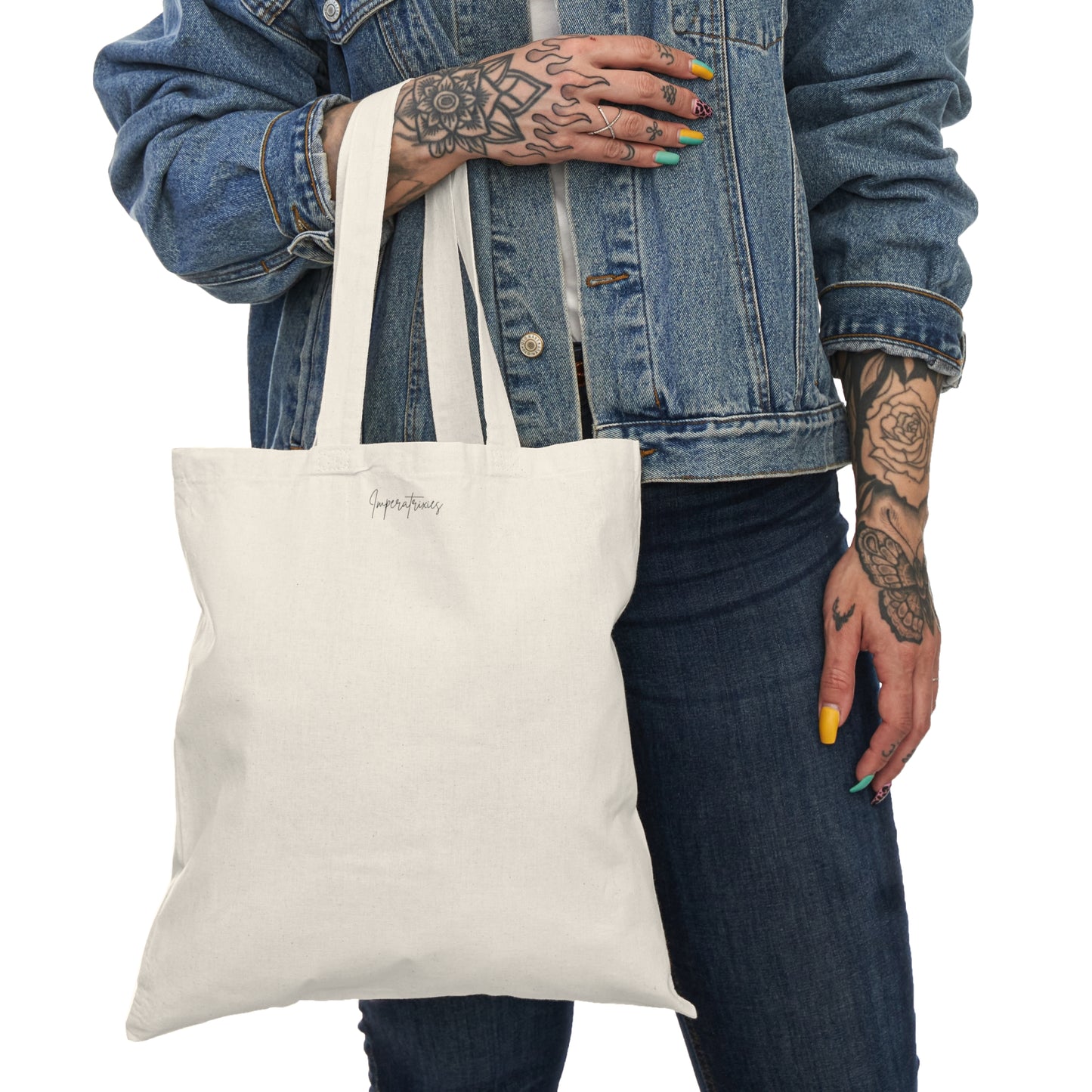 Funny Natural Tote Bag - "pls don't talk to me" - Perfect for Introverts & Everyday Use