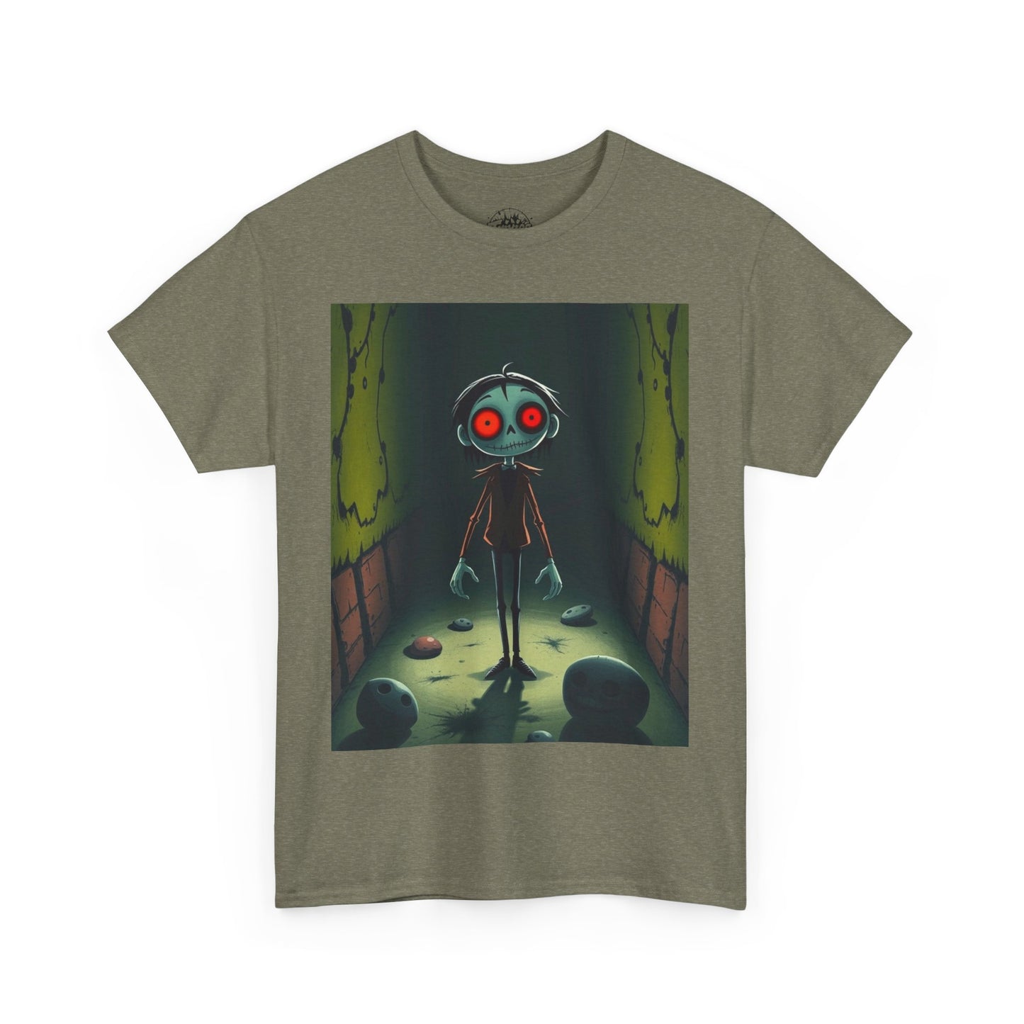 HELL Unisex Heavy Cotton Tee - Streetwear Alt Y2k T-shirt 100% Cotton - Trixies