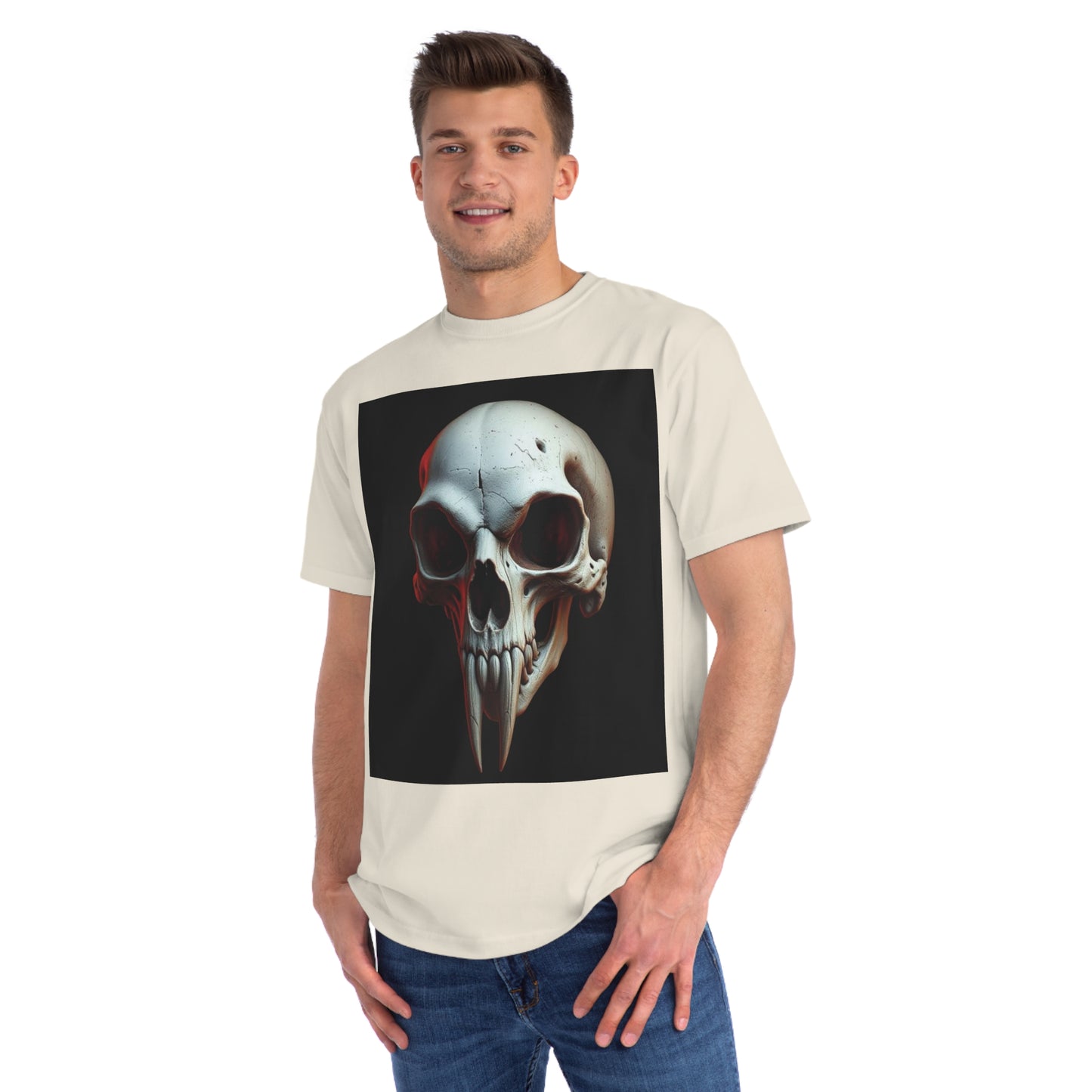 Skull Graphic Unisex T-Shirt, Goth Punk Rock Street Fashion Tee 100% Cotton - Trixies