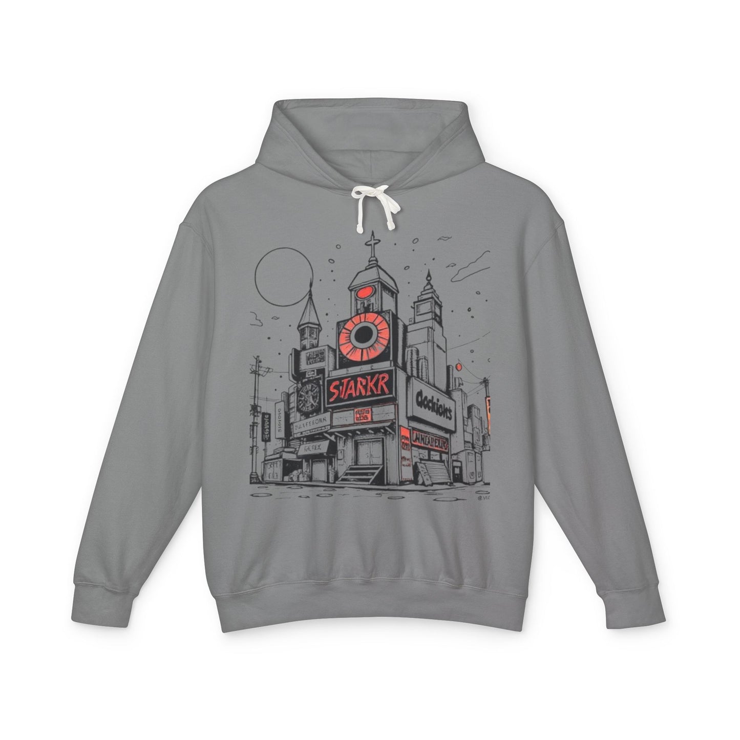 Urban Art Unisex Lightweight Hooded Sweatshirt - 'Trixies'