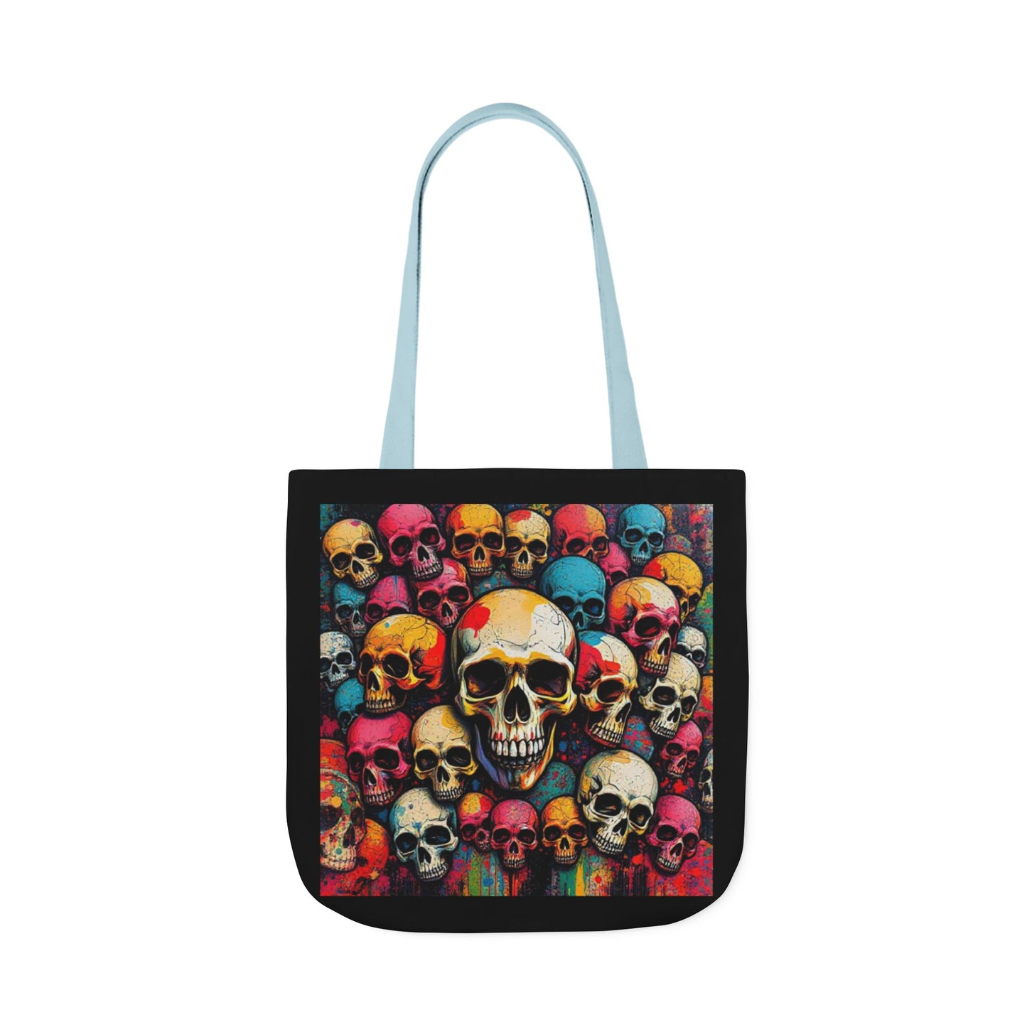 Skull Canvas Tote Bag - 100% Cotton - imperatrixies