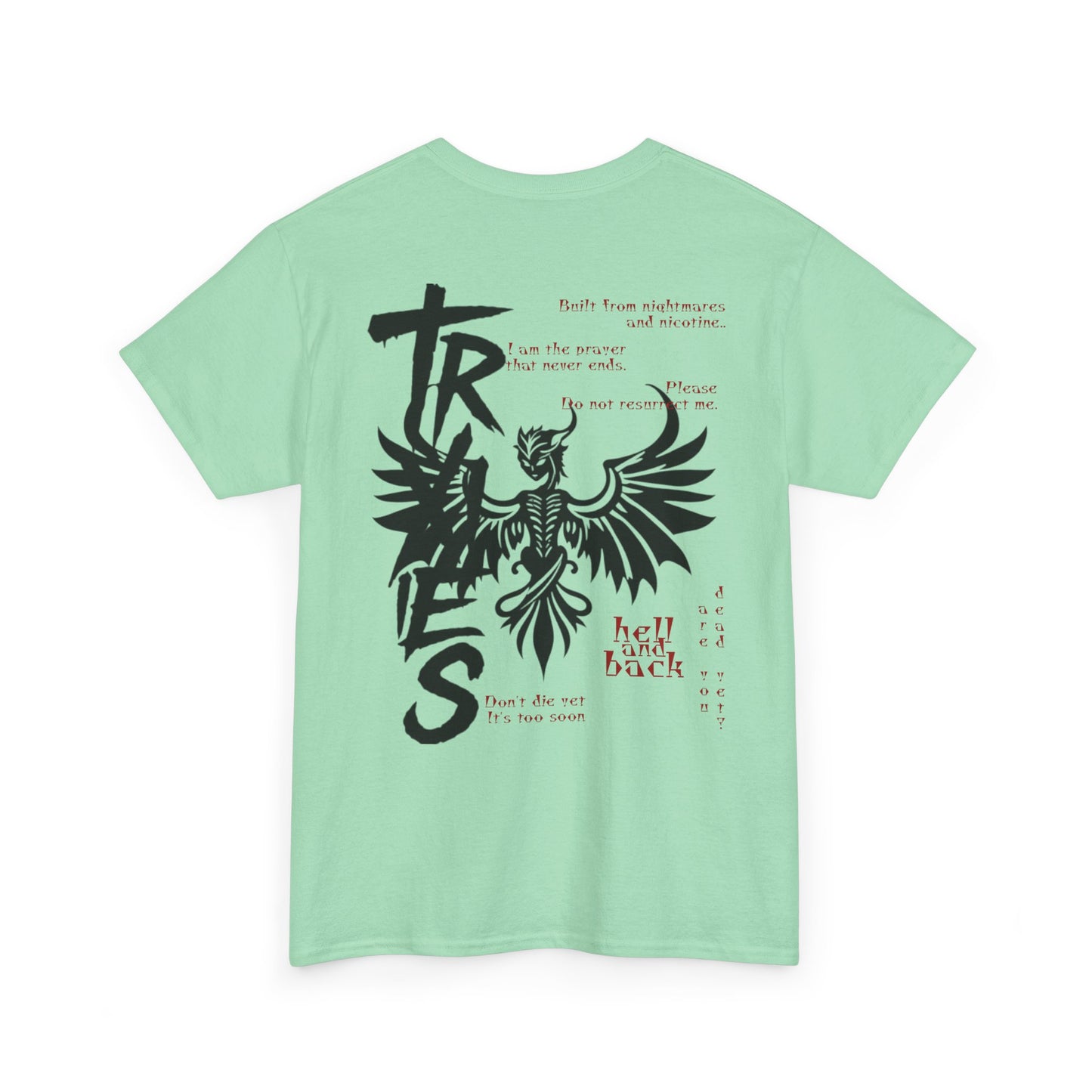 Trippy Mystical Skull Trip Unisex Tee Streetwear Alternative - 100% Cotton - Trixies