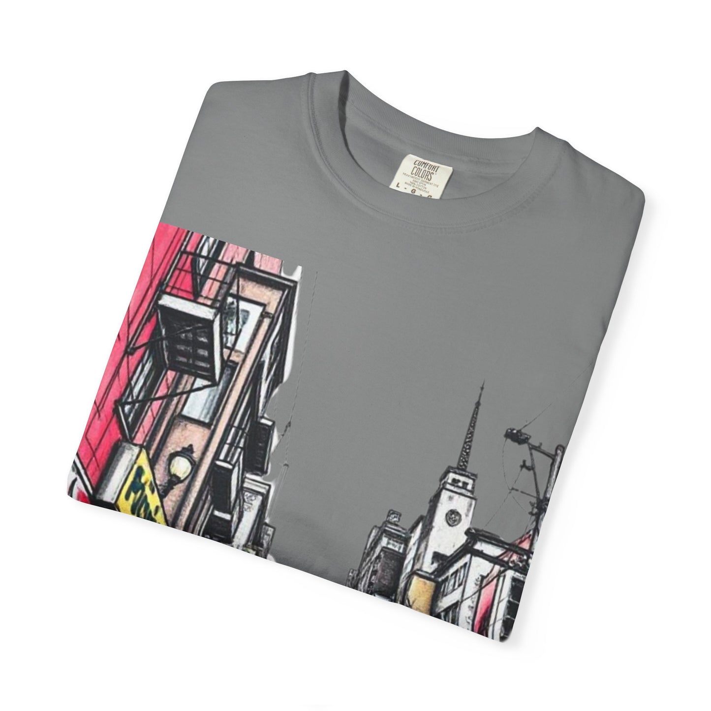 Urban Street Art Unisex Garment-Dyed T-Shirt - Perfect for Art Lovers & Casual Wear