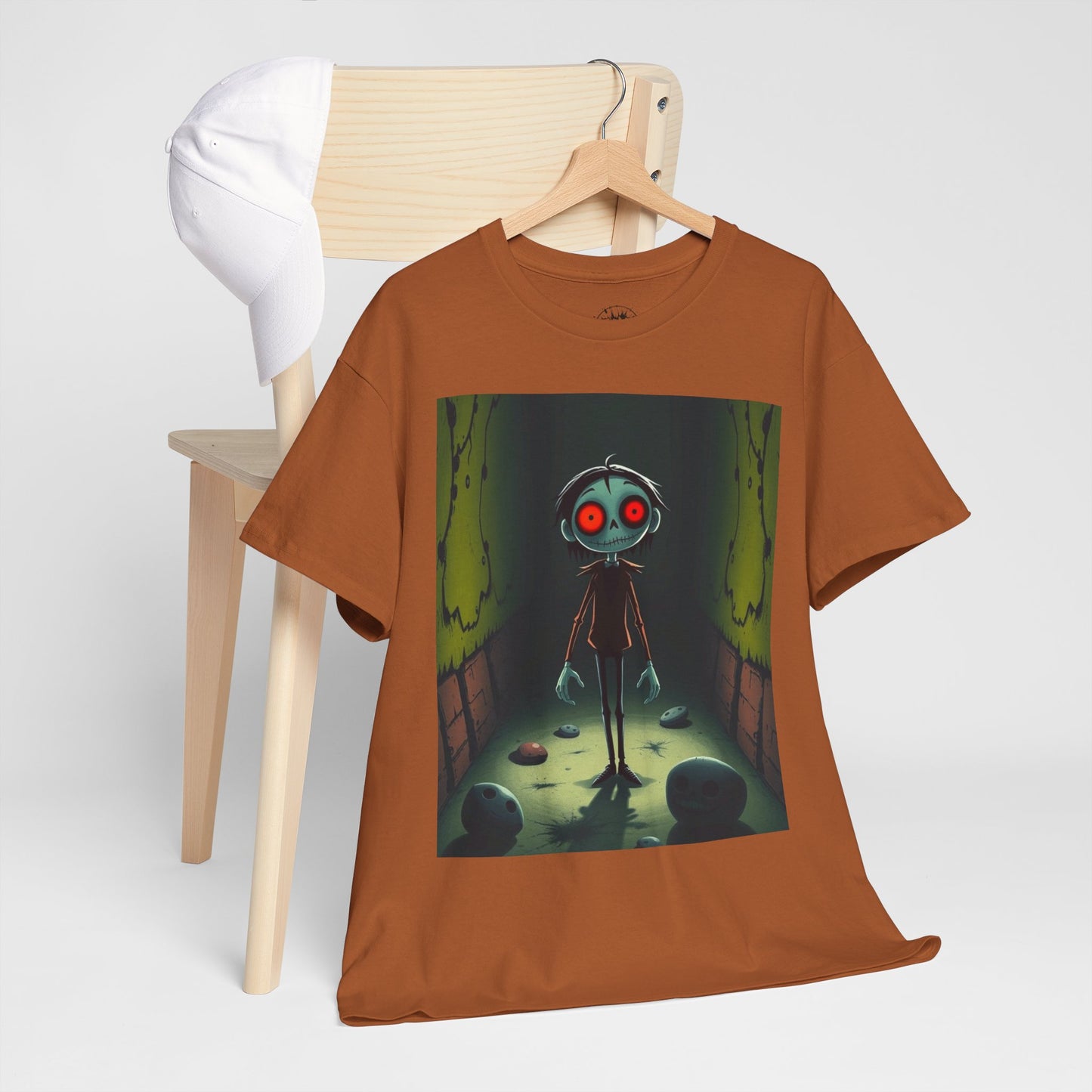 HELL Unisex Heavy Cotton Tee - Streetwear Alt Y2k T-shirt 100% Cotton - Trixies