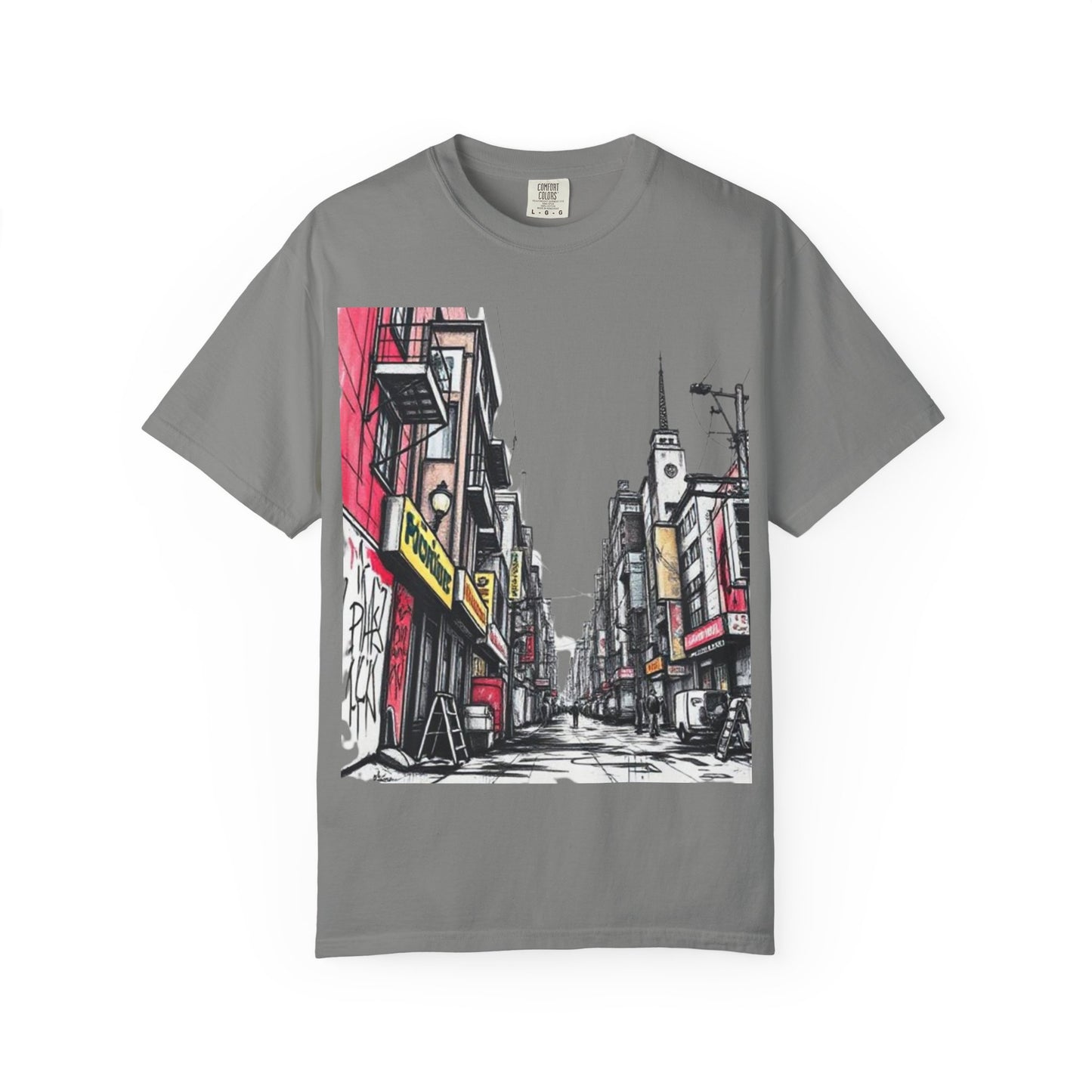 Urban Street Art Unisex Garment-Dyed T-Shirt - Perfect for Art Lovers & Casual Wear