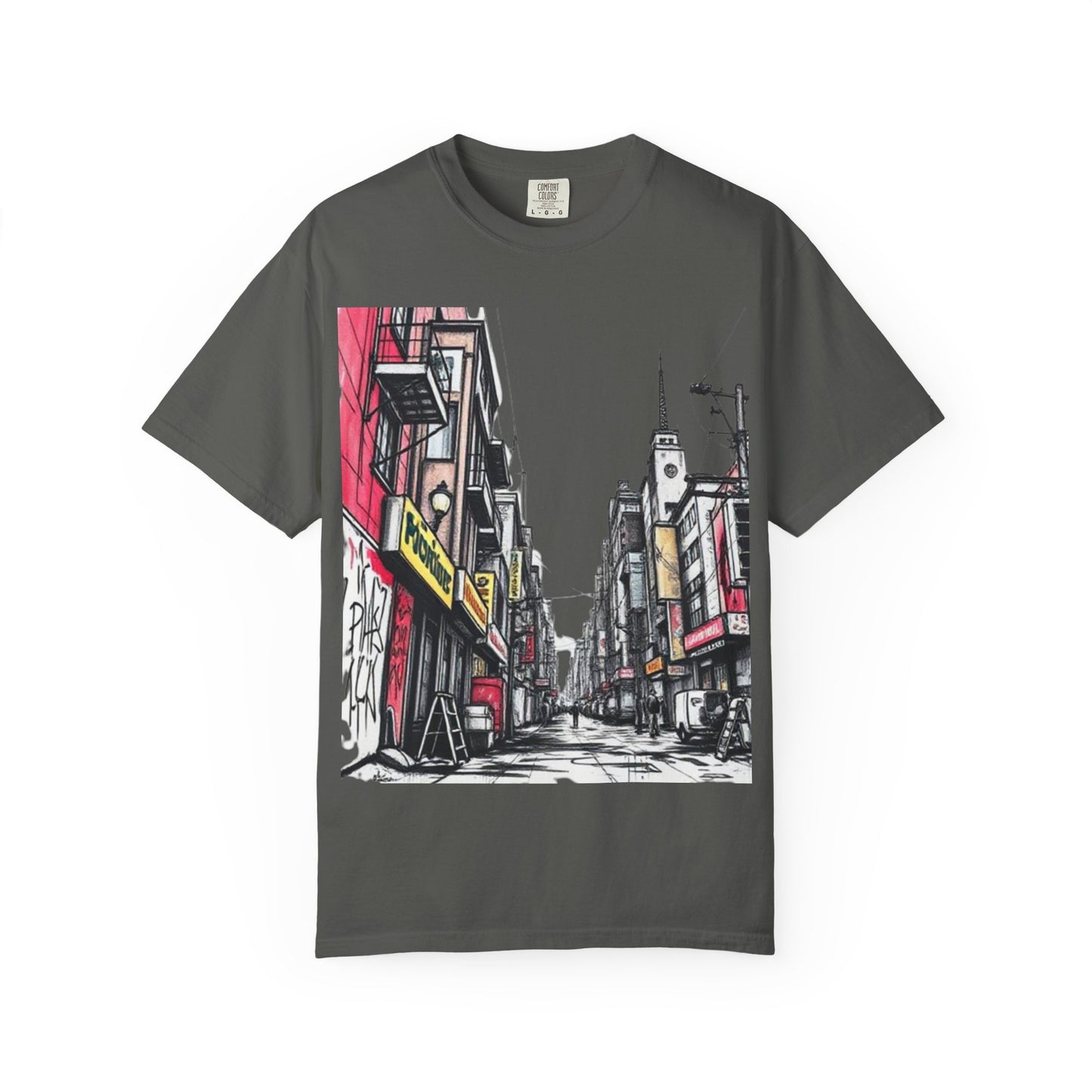 Urban Street Art Unisex Garment-Dyed T-Shirt - Perfect for Art Lovers & Casual Wear