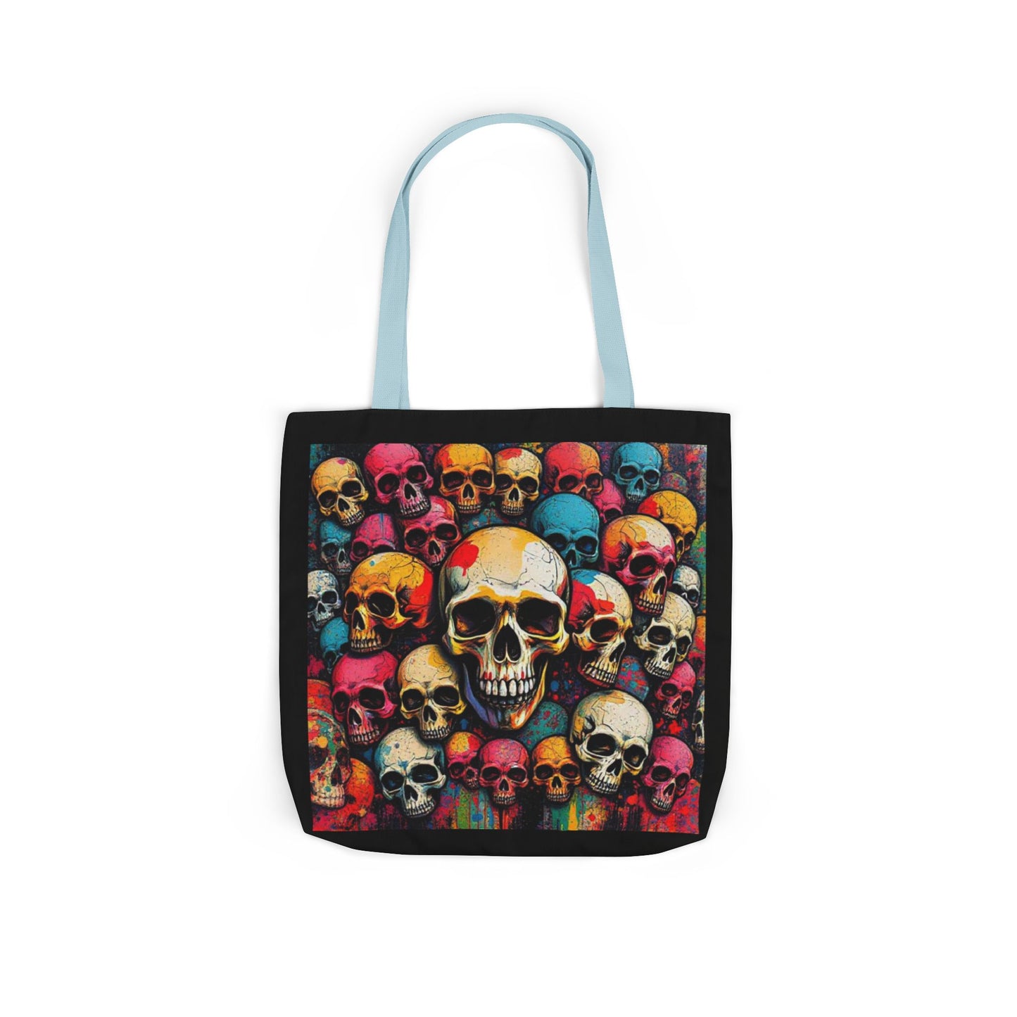 Skull Canvas Tote Bag - 100% Cotton - imperatrixies