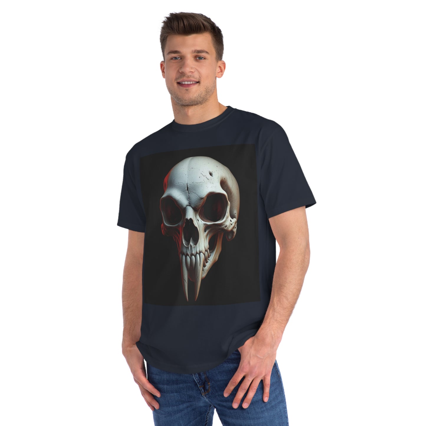 Skull Graphic Unisex T-Shirt, Goth Punk Rock Street Fashion Tee 100% Cotton - Trixies