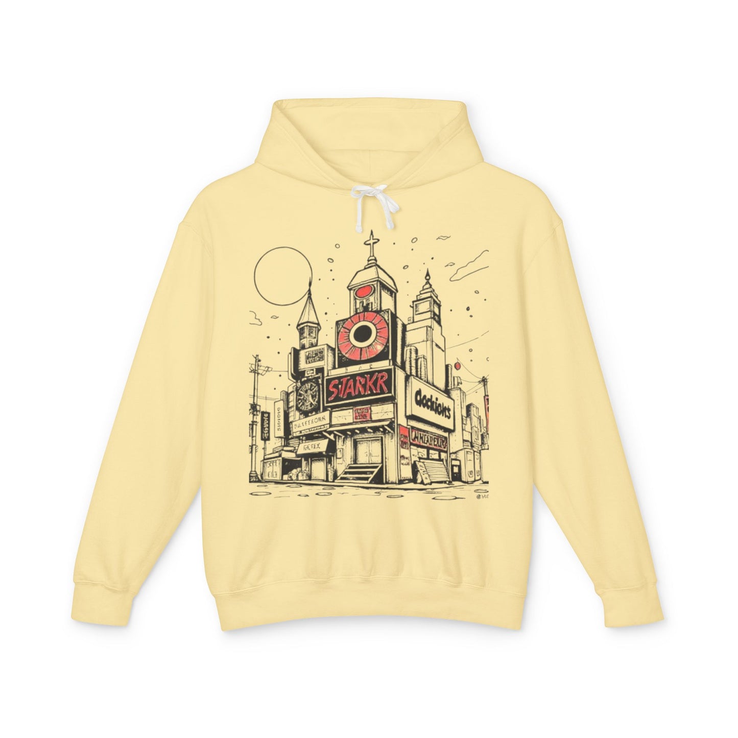 Urban Art Unisex Lightweight Hooded Sweatshirt - 'Trixies'