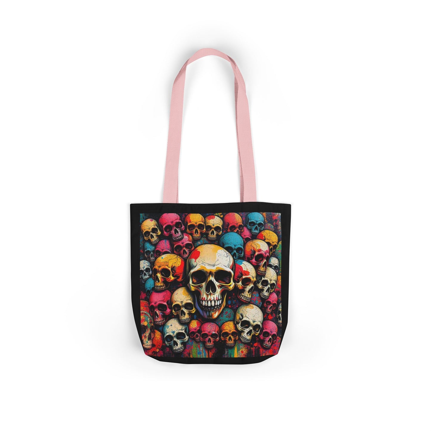 Skull Canvas Tote Bag - 100% Cotton - imperatrixies