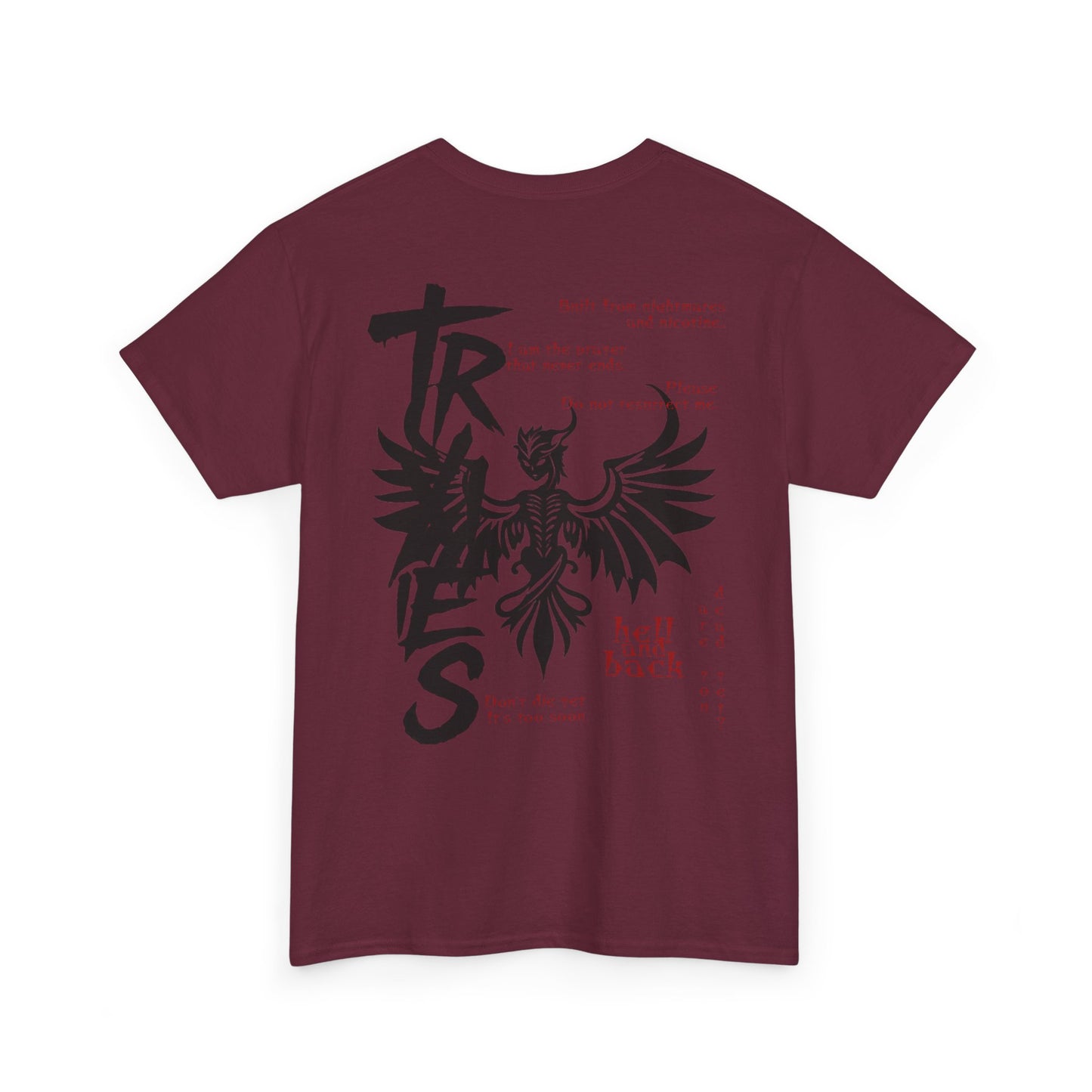 Trippy Mystical Skull Trip Unisex Tee Streetwear Alternative - 100% Cotton - Trixies
