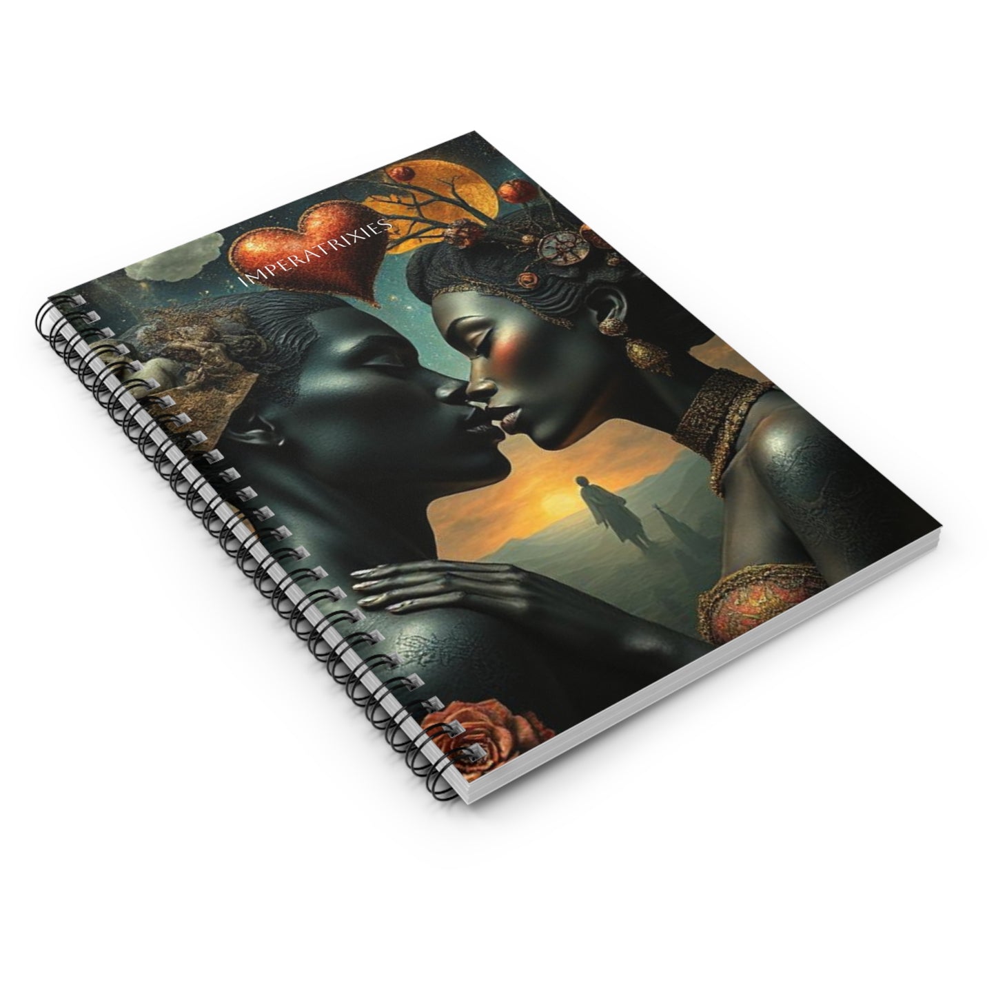 Imperatrixies Love Spiral Notebook - Ruled Line Journal for Artists & Dreamers