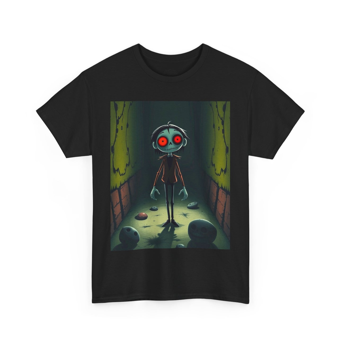 HELL Unisex Heavy Cotton Tee - Streetwear Alt Y2k T-shirt 100% Cotton - Trixies