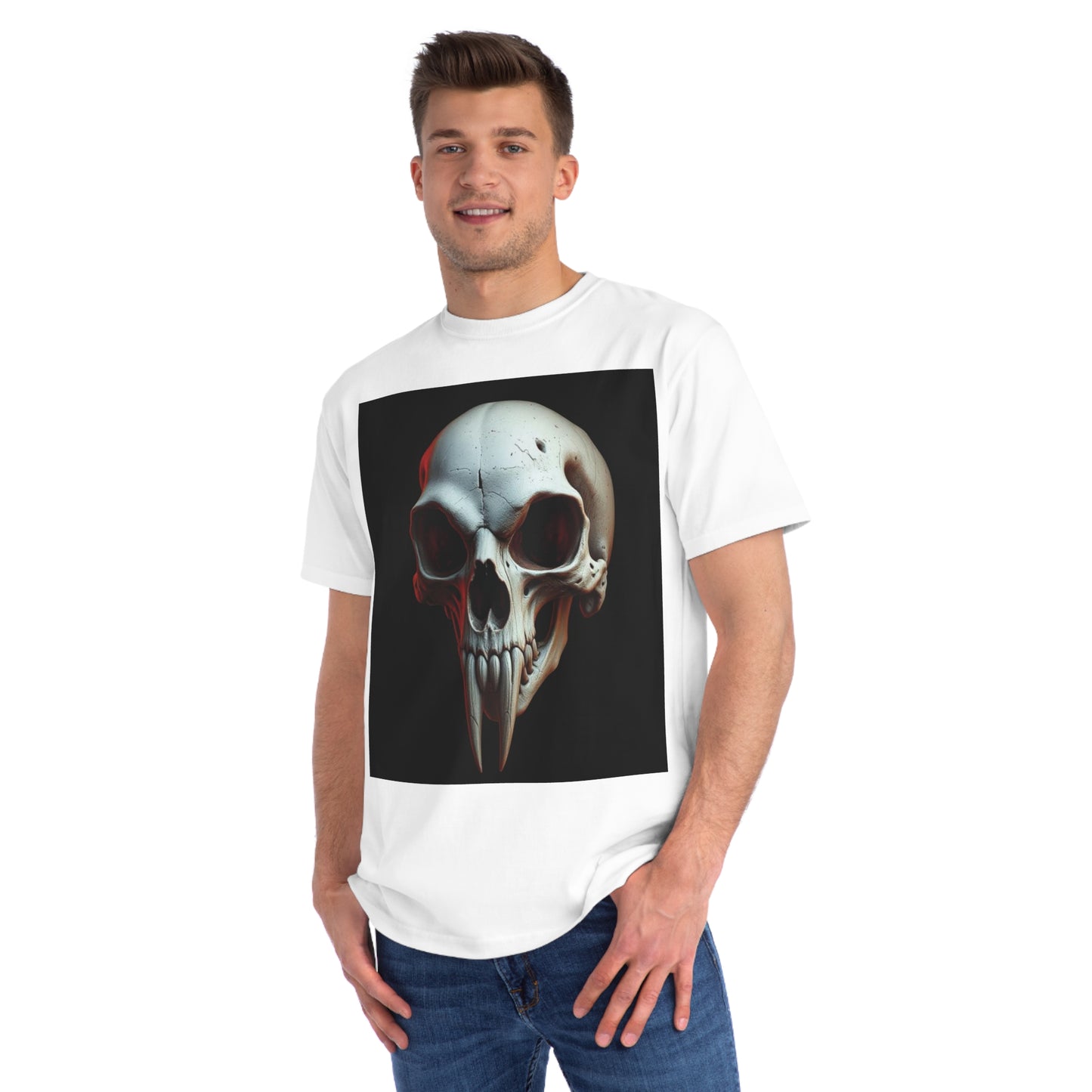 Skull Graphic Unisex T-Shirt, Goth Punk Rock Street Fashion Tee 100% Cotton - Trixies
