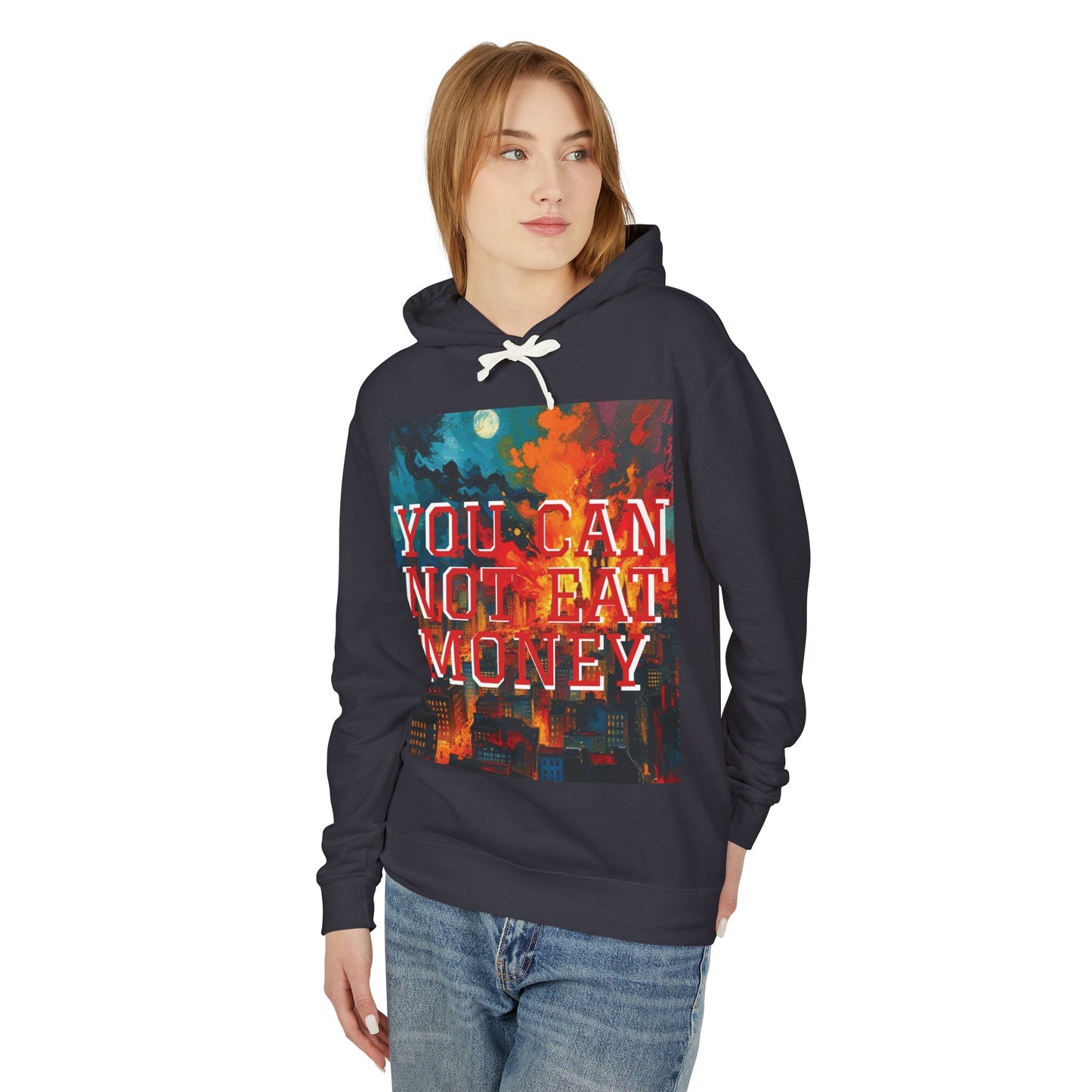 "You Can't Eat Money" Hoodie - Unisex 100% Cotton - imperatrixies