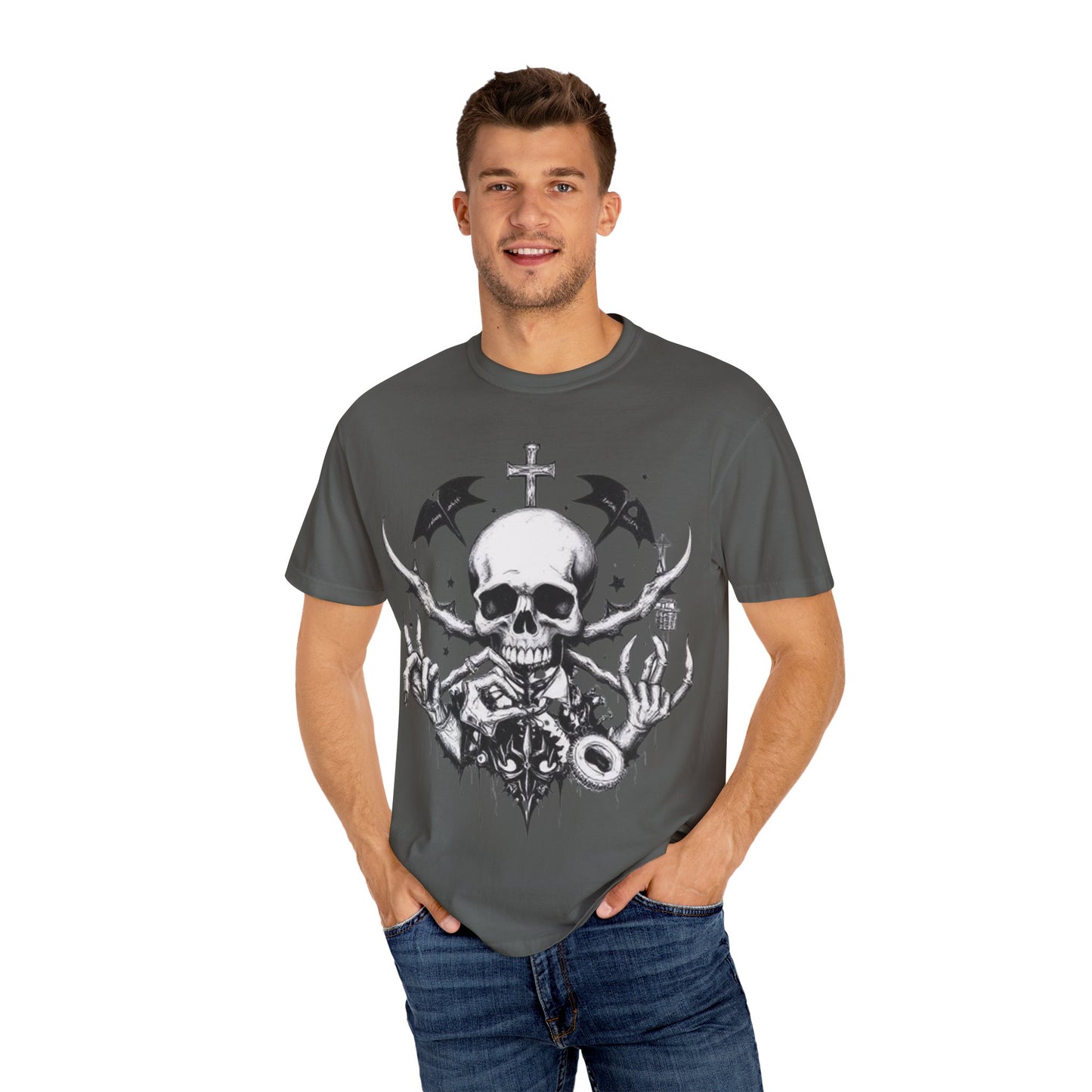 Alt Goth Skull Graphic Unisex T-Shirt - imperatrixies