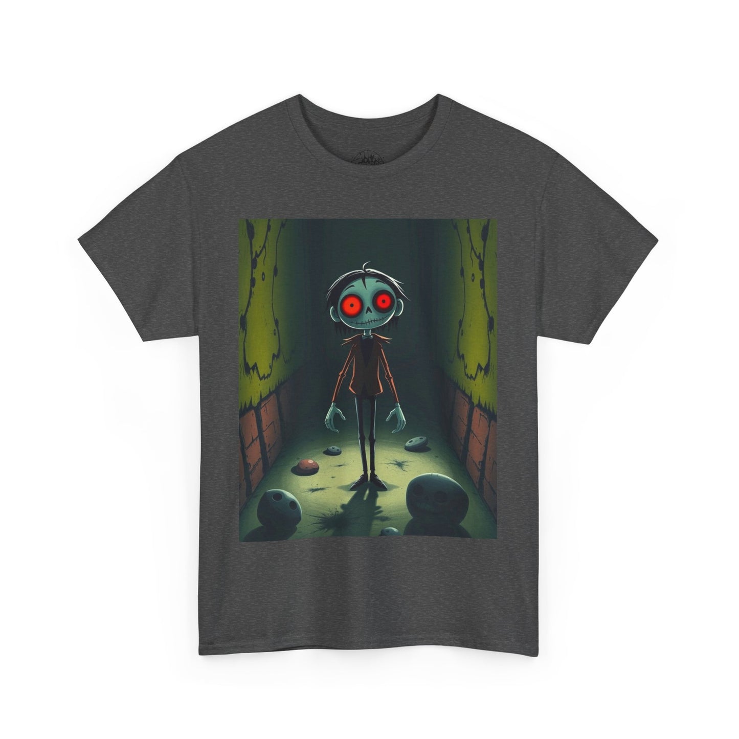HELL Unisex Heavy Cotton Tee - Streetwear Alt Y2k T-shirt 100% Cotton - Trixies