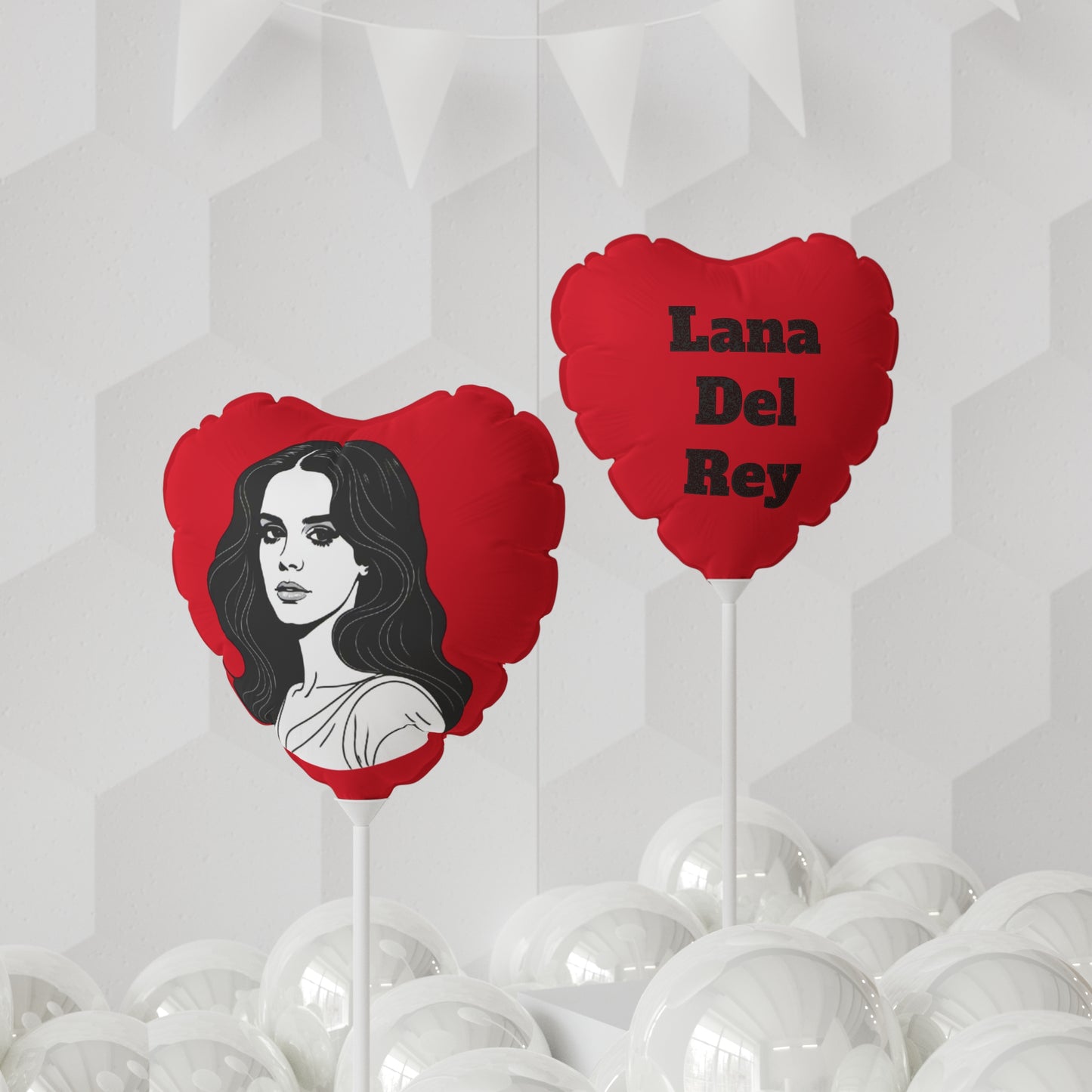 Lana Del Rey Heart-Shaped Balloon - 11" Party Decor