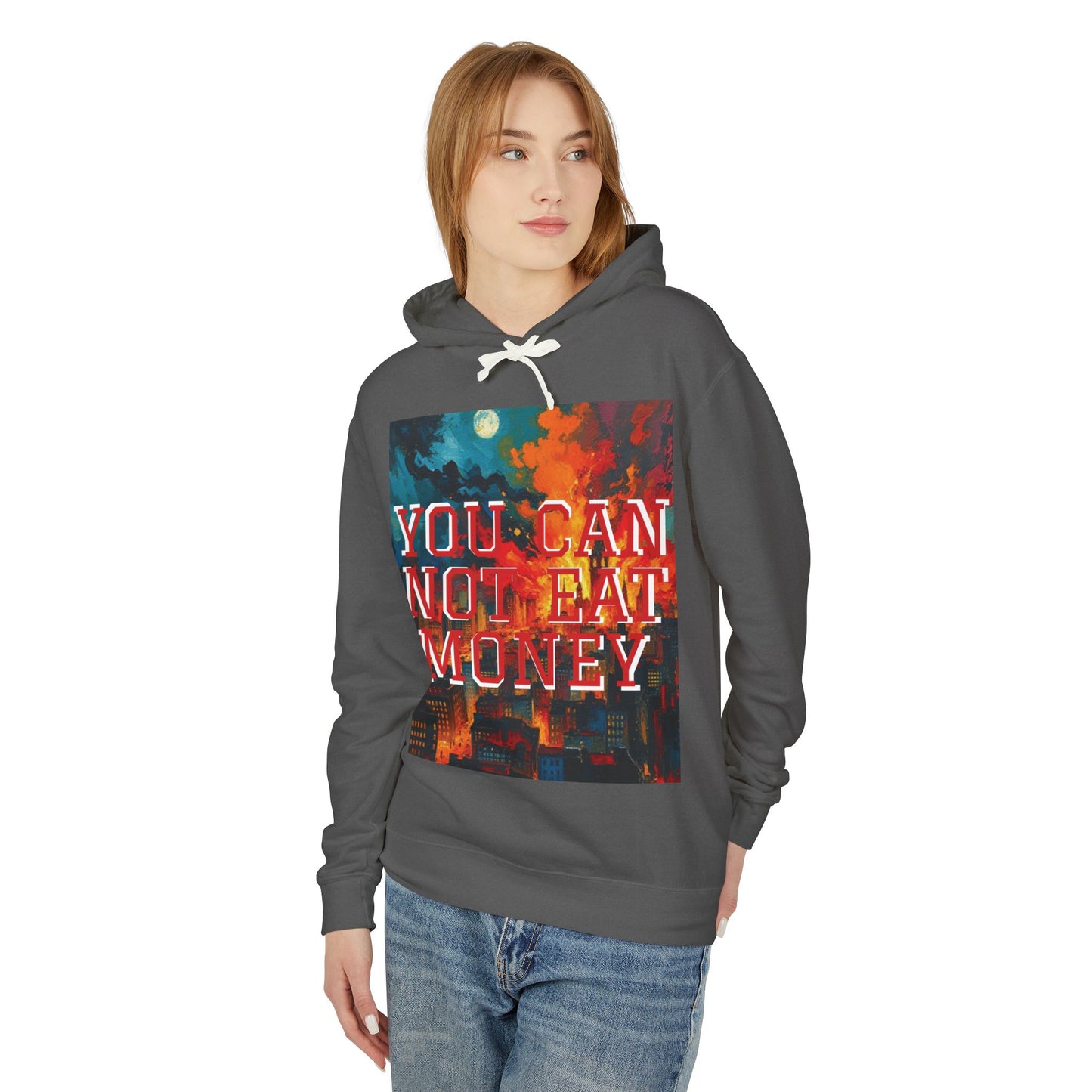 "You Can't Eat Money" Hoodie - Unisex 100% Cotton - imperatrixies