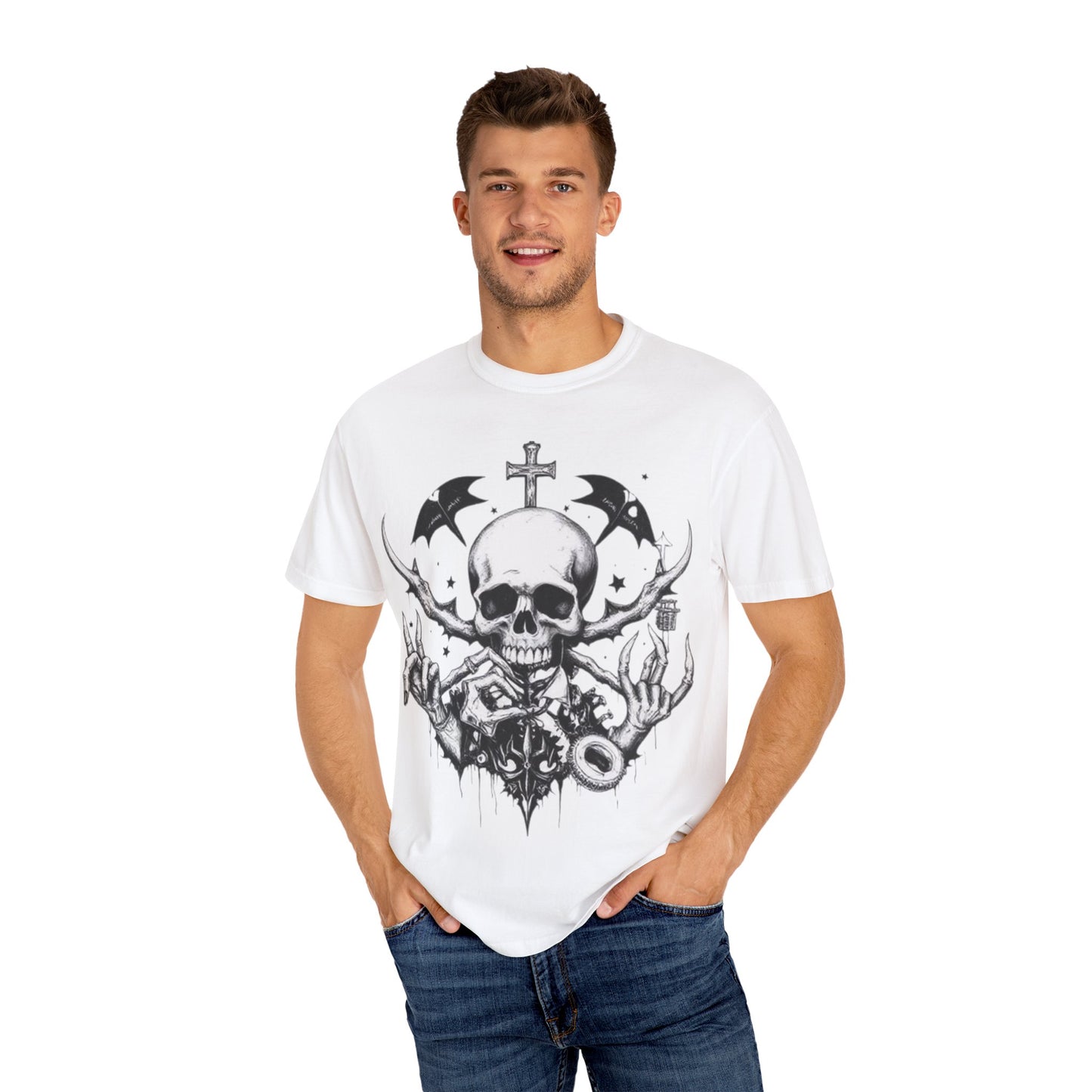 Alt Goth Skull Graphic Unisex T-Shirt - imperatrixies