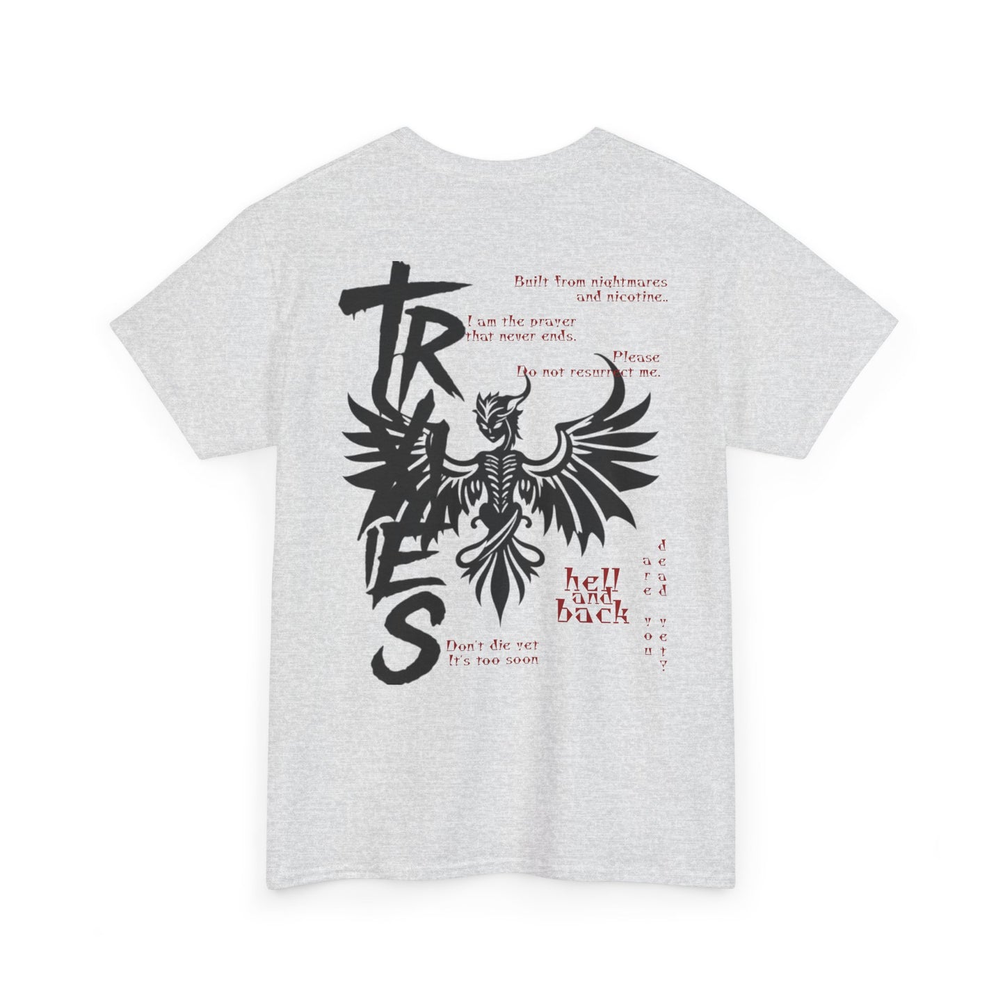 Trippy Mystical Skull Trip Unisex Tee Streetwear Alternative - 100% Cotton - Trixies