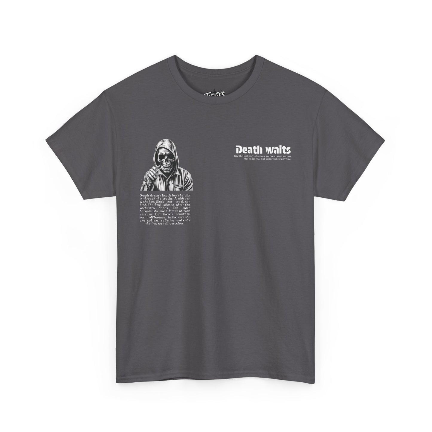 Alternative Goth Skull Tee, Unisex T-Shirt Streetwear 100% Cotton