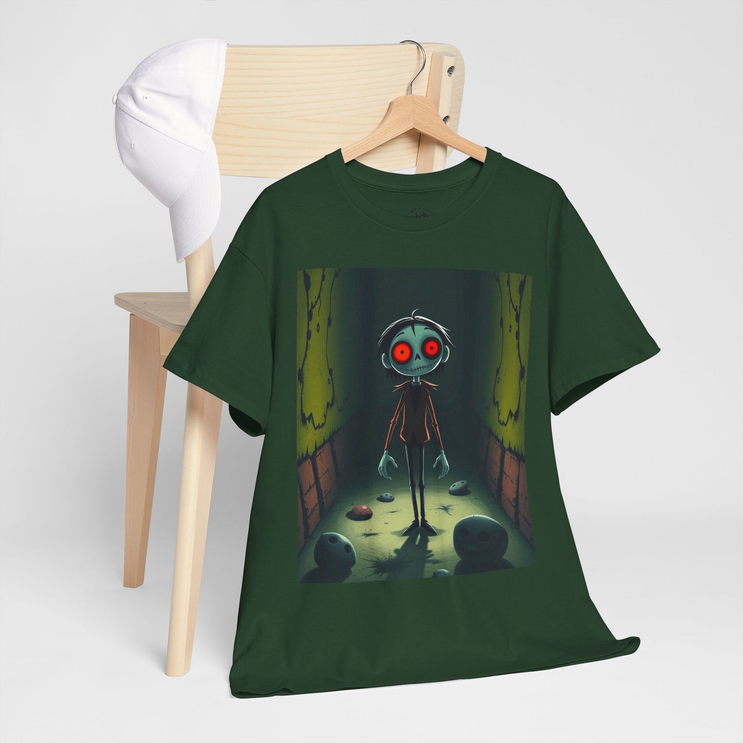 HELL Unisex Heavy Cotton Tee - Streetwear Alt Y2k T-shirt 100% Cotton - Trixies